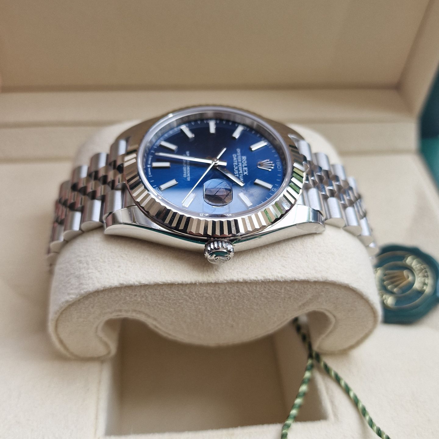 Rolex Datejust 41 126334 (2024) - Blauw wijzerplaat 41mm Staal (3/6)