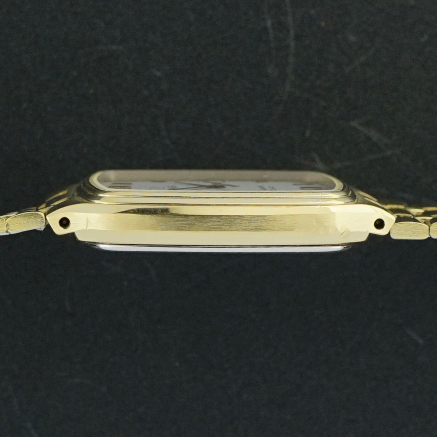 Omega Seamaster 196.0241 (1982) - White dial 30 mm Gold/Steel case (5/8)