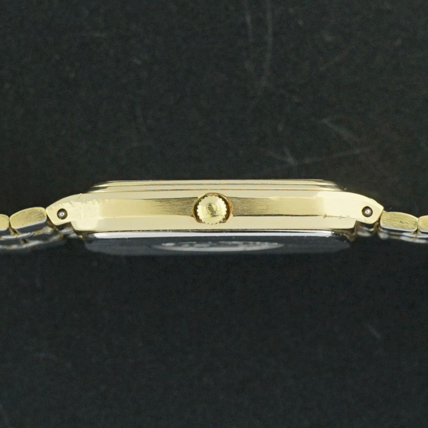 Omega Seamaster 196.0241 (1982) - White dial 30 mm Gold/Steel case (4/8)