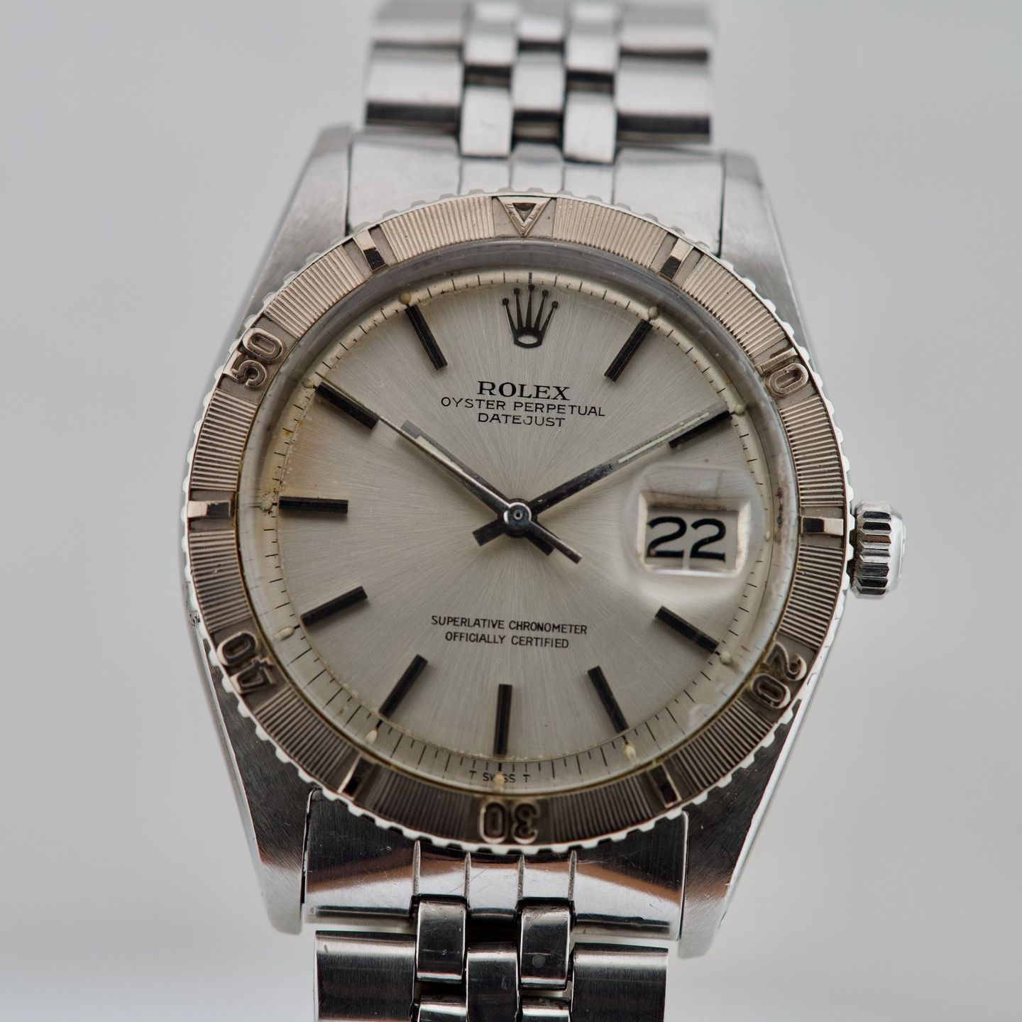 Rolex Datejust Turn-O-Graph 1625 (1971) - Champagne dial 36 mm Steel case (1/8)