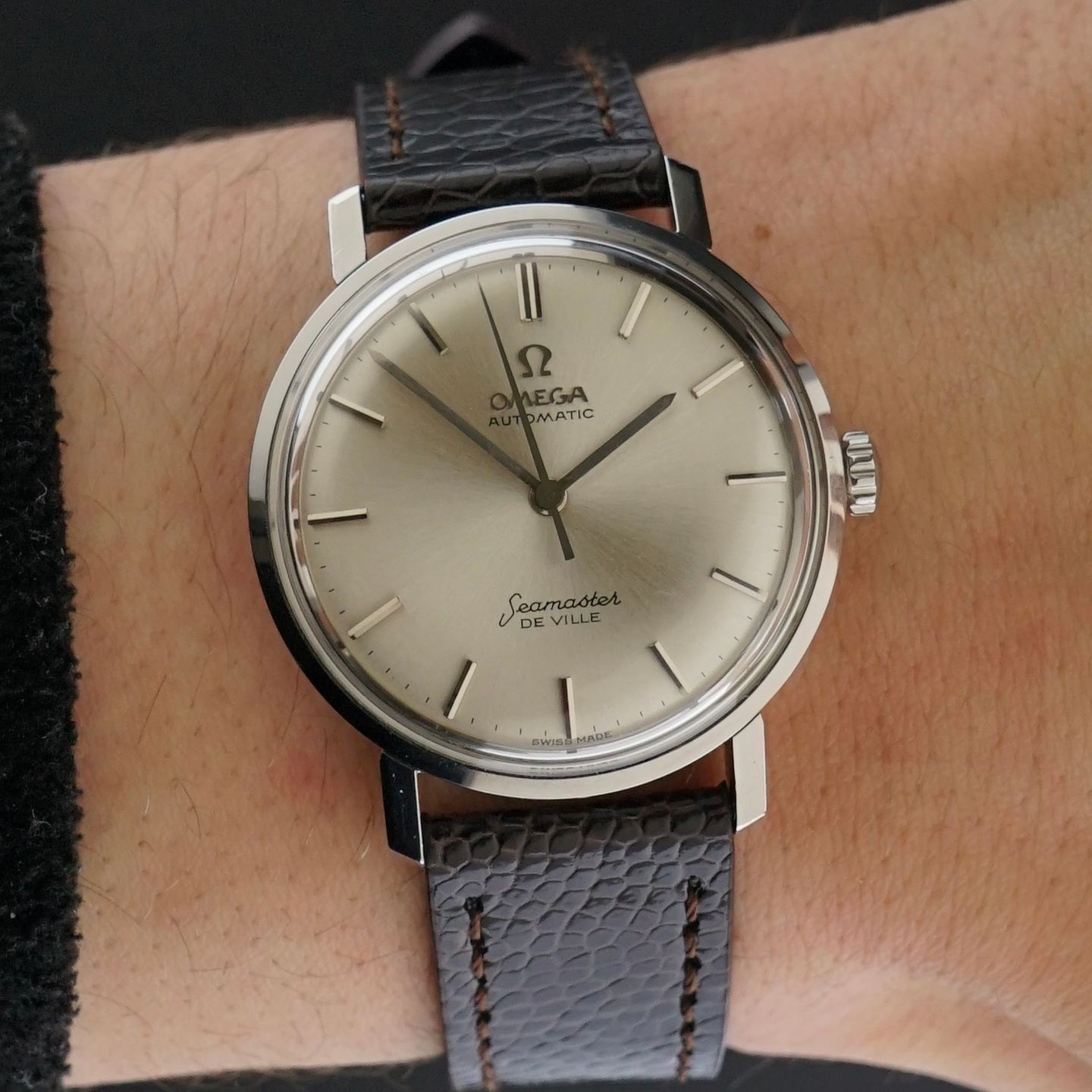 Omega Seamaster 14905 (1962) - White dial 34 mm Steel case (2/8)
