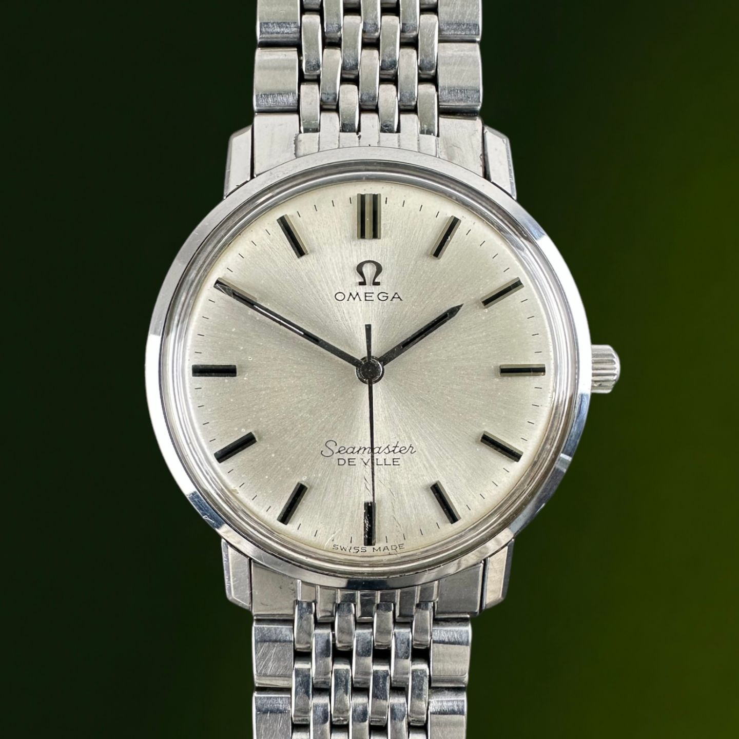 Omega Seamaster 135.010 (1966) - Wit wijzerplaat 33mm Staal (1/8)