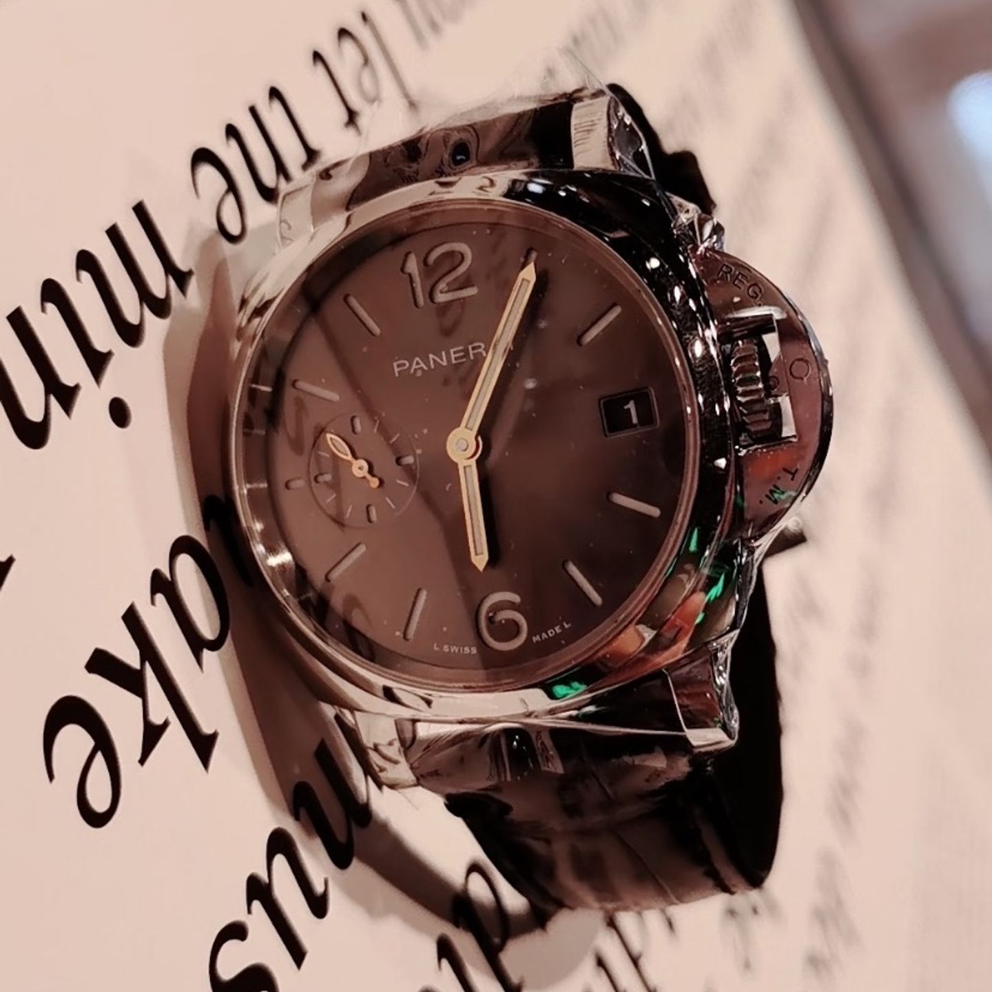 Panerai Luminor Due PAM01247 (2024) - Grijs wijzerplaat 38mm Staal (3/3)
