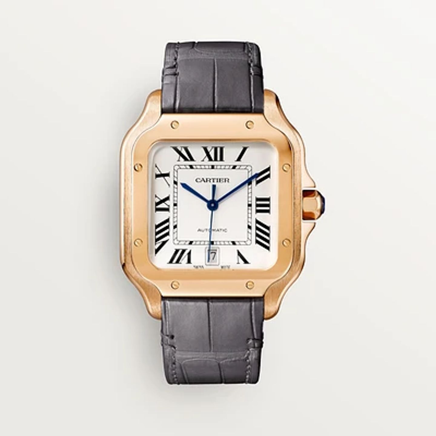 Cartier Santos WGSA0019 (2025) - Zilver wijzerplaat 40mm Roségoud (1/1)