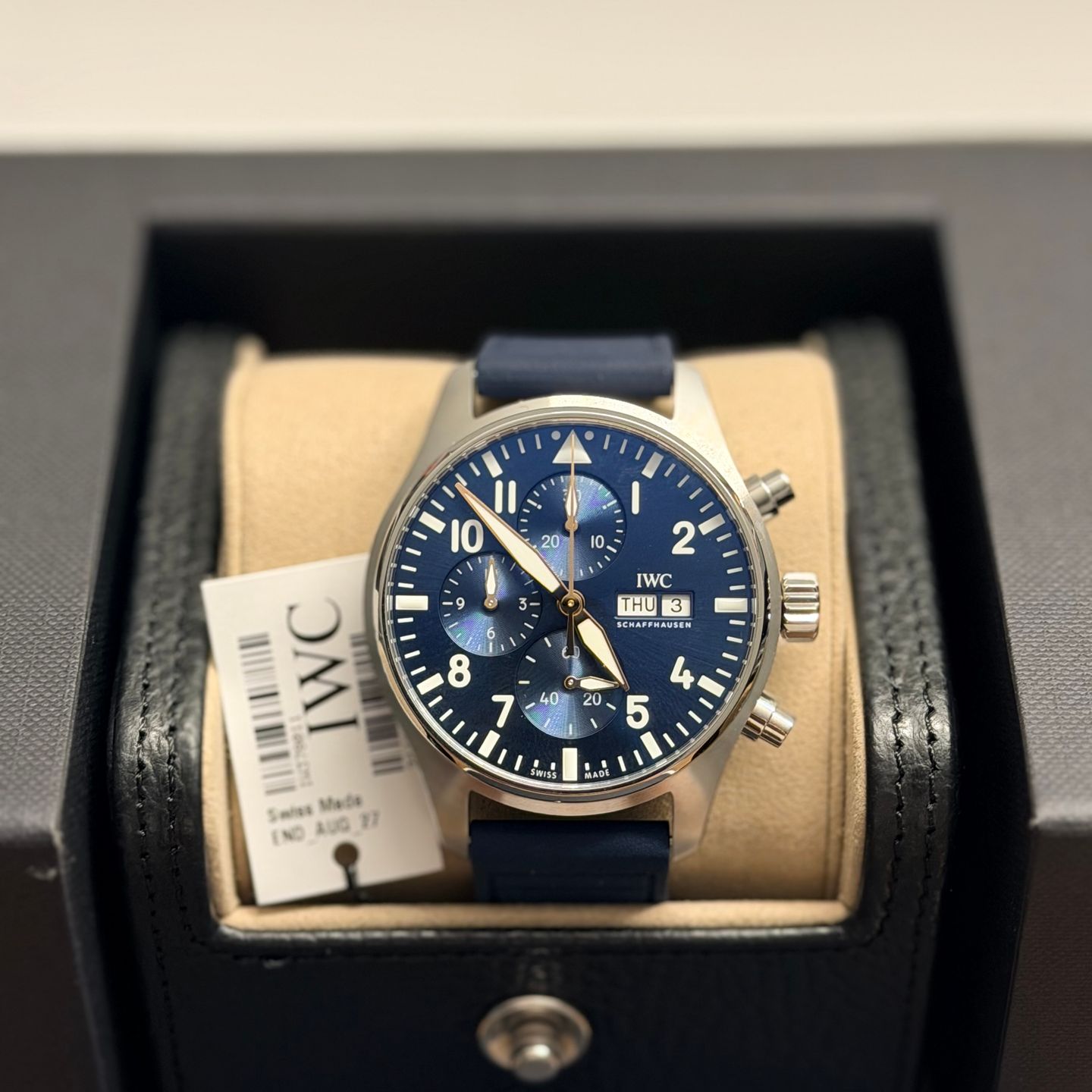 IWC Pilot Chronograph IW378011 (2026) - Blue dial 43 mm Steel case (1/3)