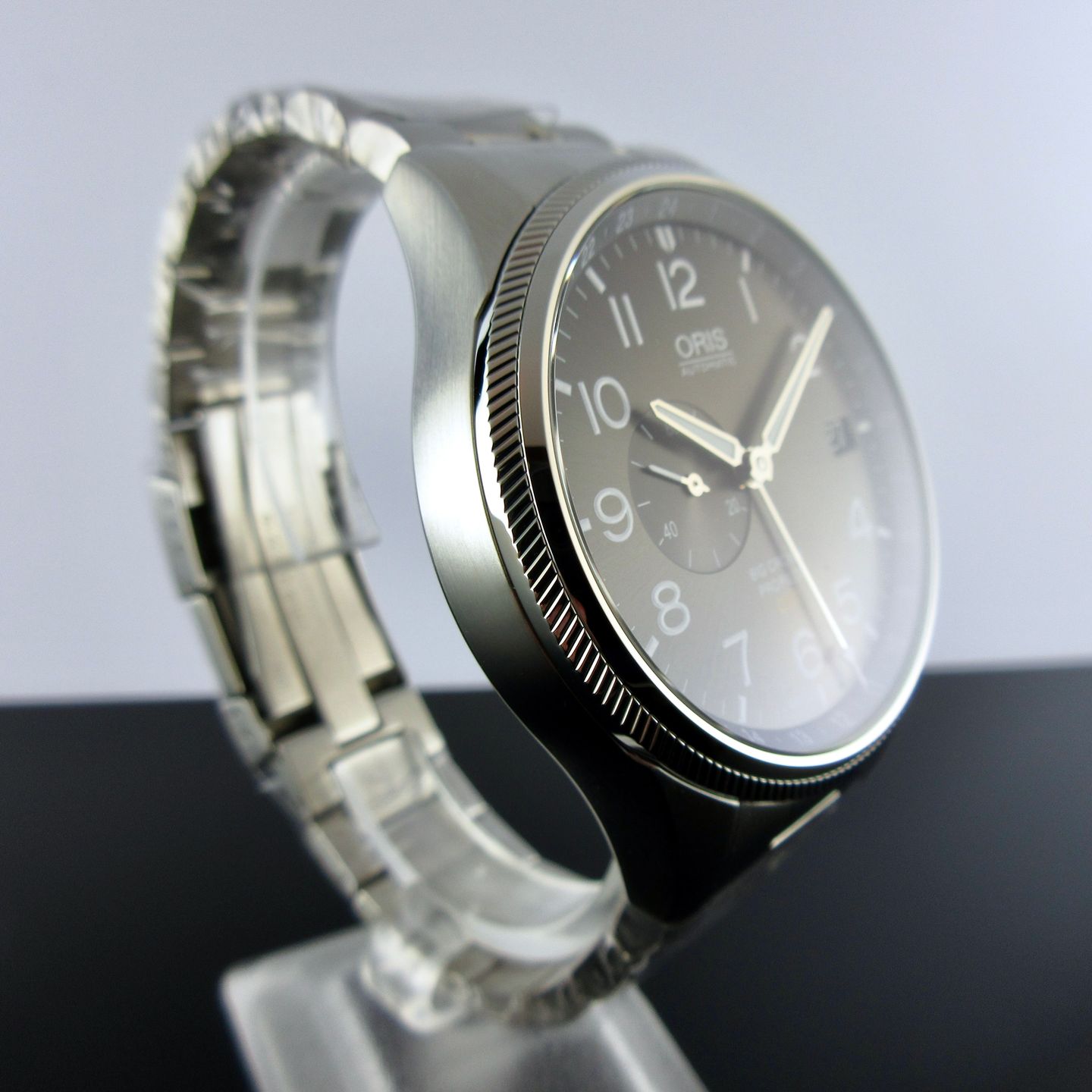 Oris Big Crown ProPilot GMT 01 748 7710 4063-07 8 22 19 (2025) - Grijs wijzerplaat 45mm Staal (4/8)