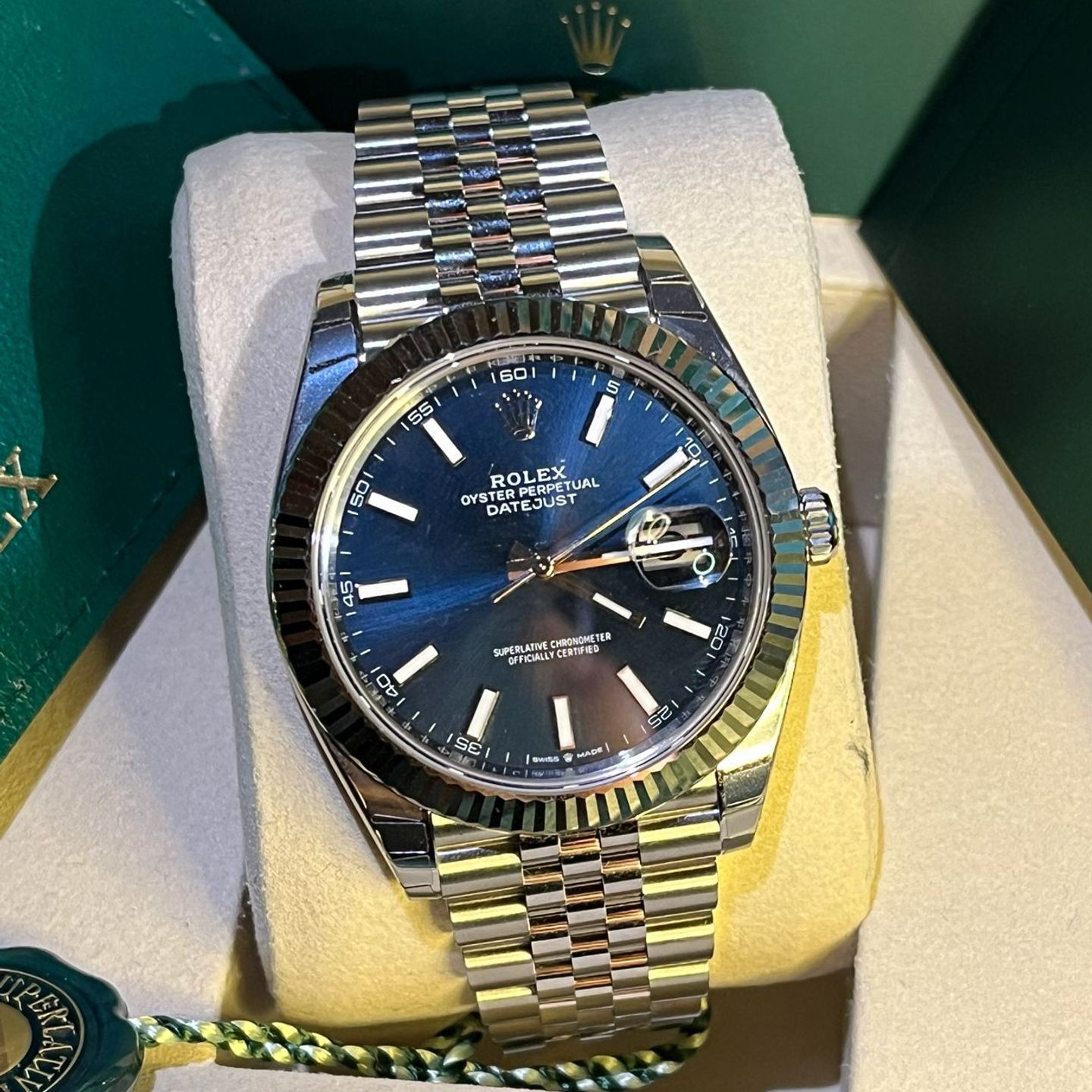 Rolex Datejust 41 126334 (2026) - Blue dial 41 mm Steel case (1/7)