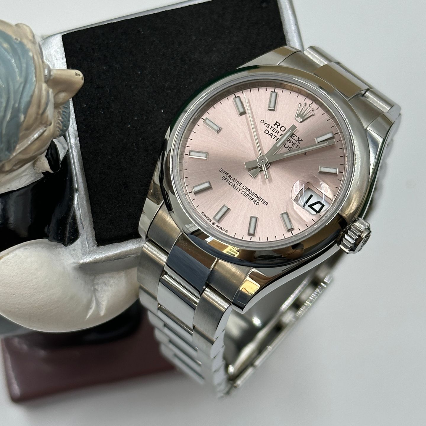 Rolex Datejust 31 278240 (2024) - Pink dial 31 mm Steel case (1/8)