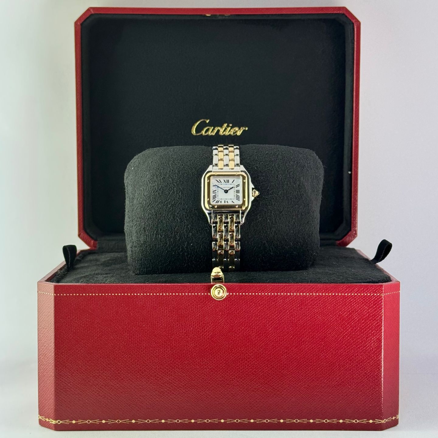 Cartier Panthère W2PN0018 (2025) - Silver dial 22 mm Gold/Steel case (3/7)