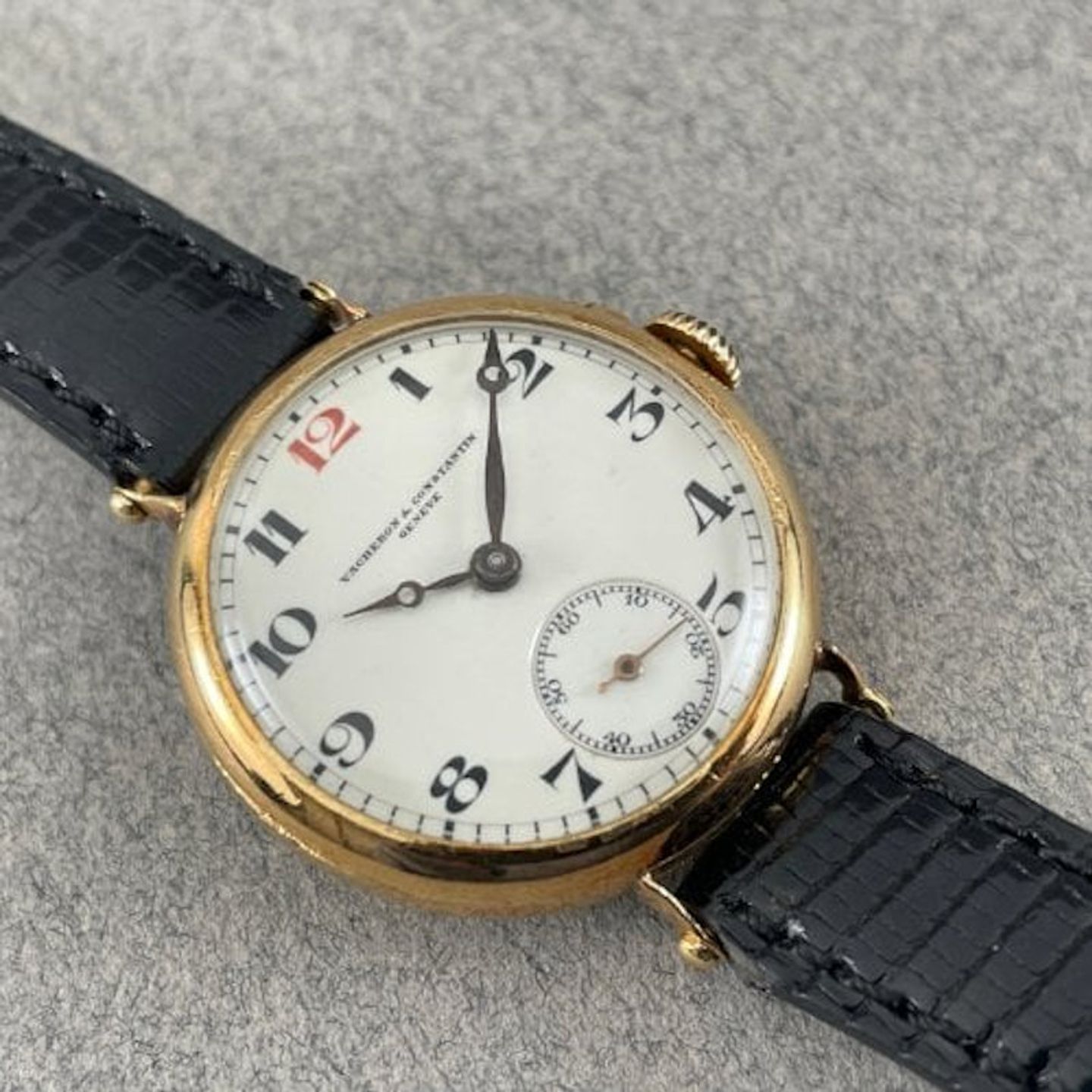 Vacheron Constantin Vintage 376864 (1920) - White dial 27 mm Gold/Steel case (3/8)