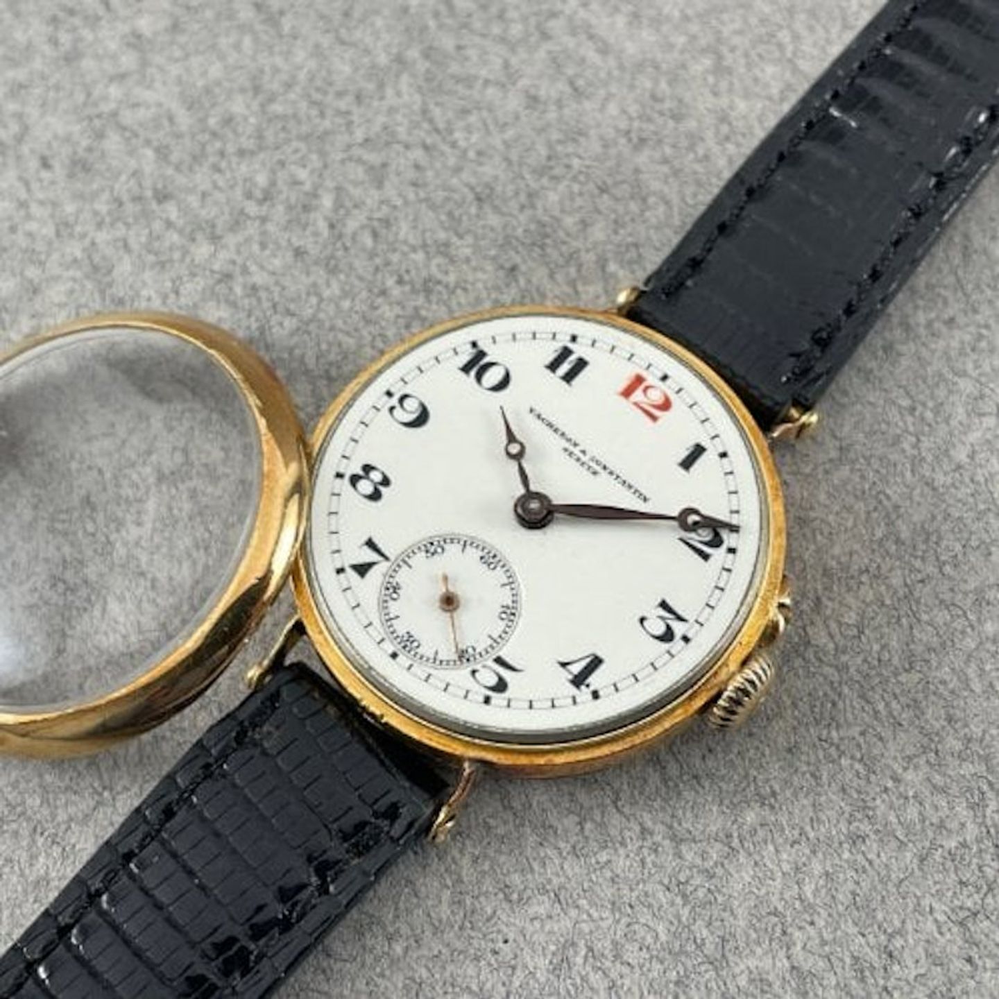 Vacheron Constantin Vintage 376864 (1920) - White dial 27 mm Gold/Steel case (2/8)