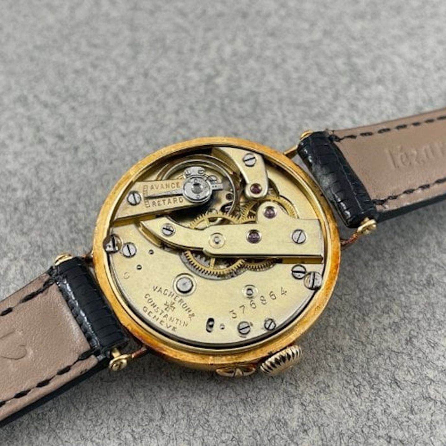 Vacheron Constantin Vintage 376864 (1920) - White dial 27 mm Gold/Steel case (6/8)