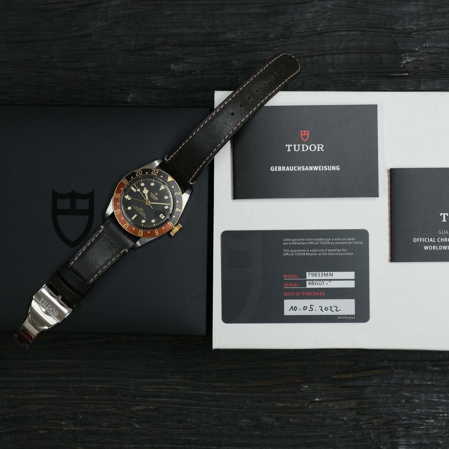 Tudor Black Bay GMT 79833MN (2022) - Zwart wijzerplaat 41mm Staal (4/8)