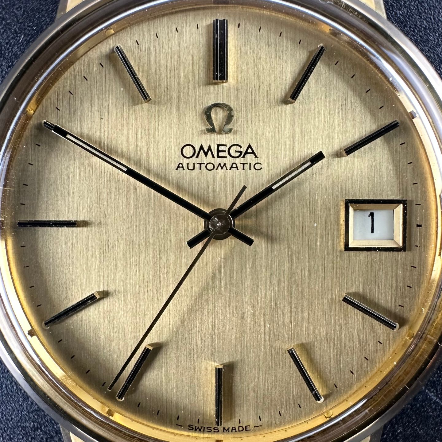 Omega Vintage 166.0202 (2022) - Goud wijzerplaat 34mm Goud/Staal (8/8)