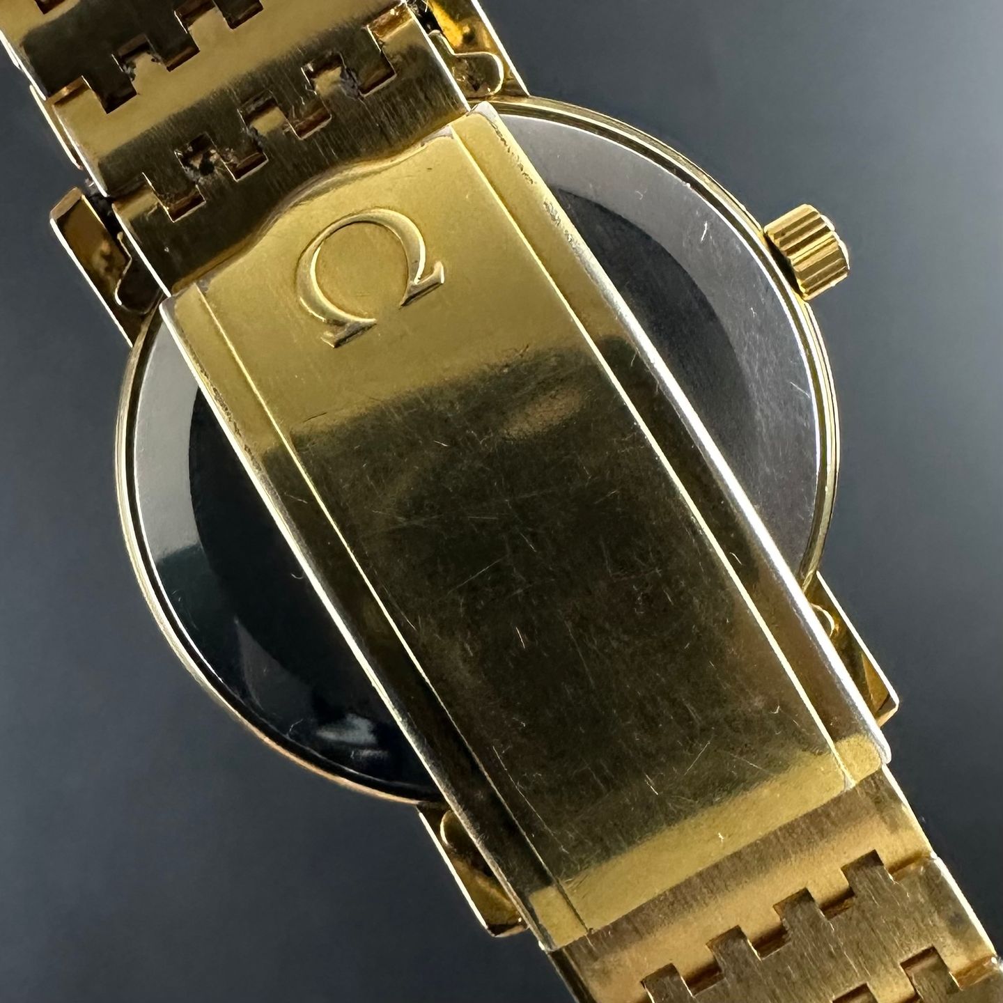 Omega Vintage 166.0202 (2022) - Goud wijzerplaat 34mm Goud/Staal (7/8)