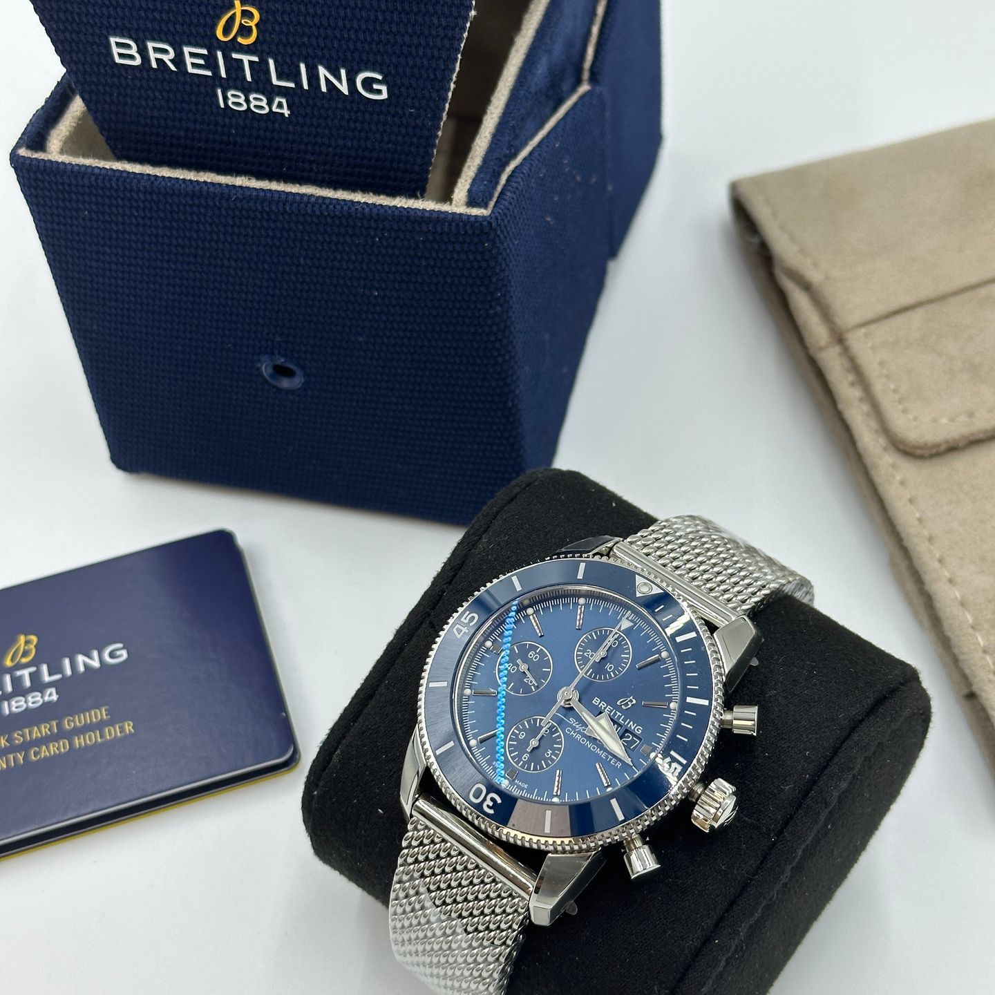 Breitling Superocean Heritage A13313161C1A1 (2023) - Blauw wijzerplaat 44mm Staal (2/8)