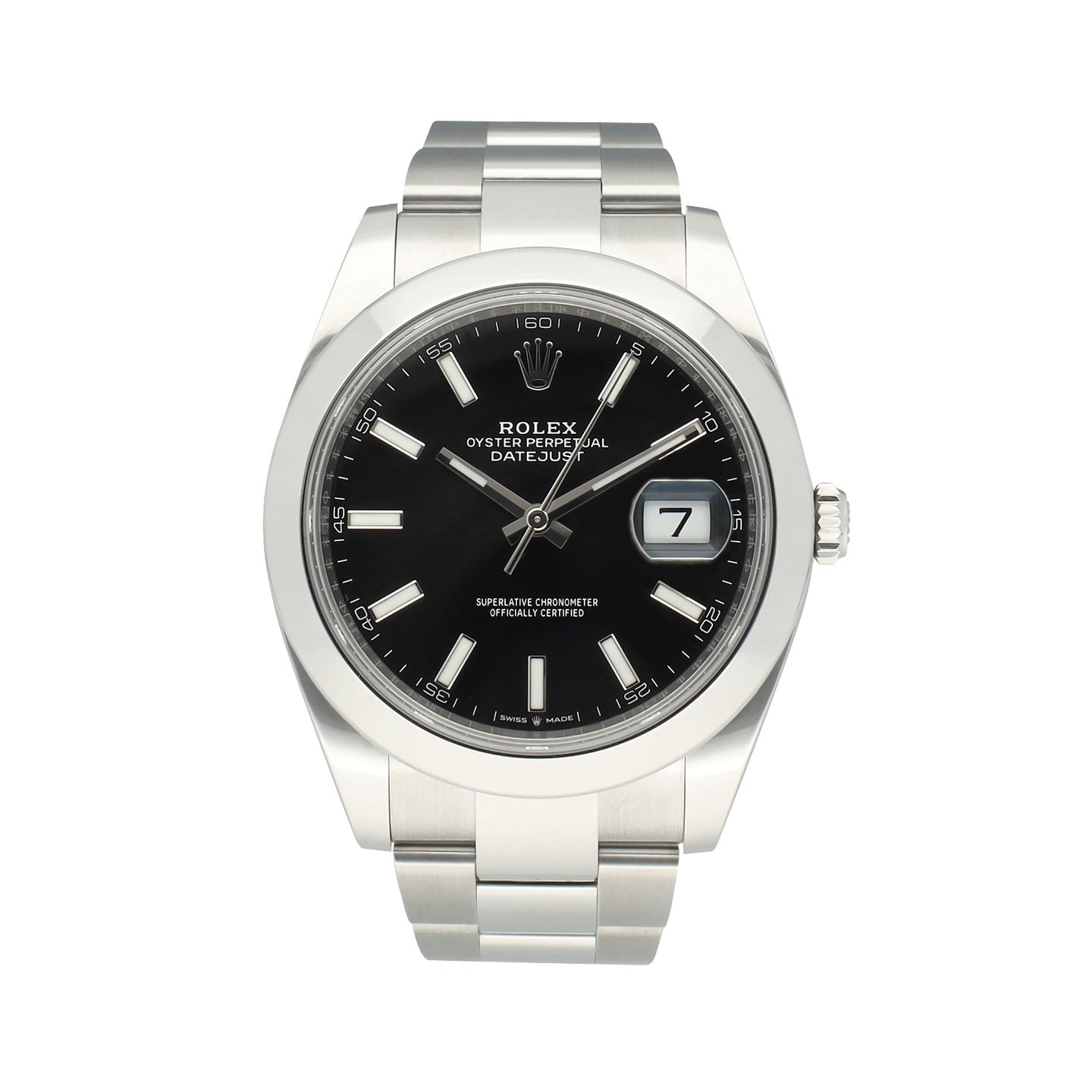 Rolex Datejust 41 126300 (2022) - Groen wijzerplaat 41mm Staal (3/8)