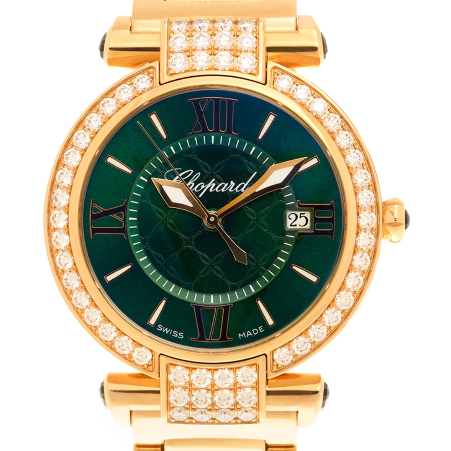 Chopard Imperiale 384221-5016 (2021) - Green dial 36 mm Rose Gold case (1/1)