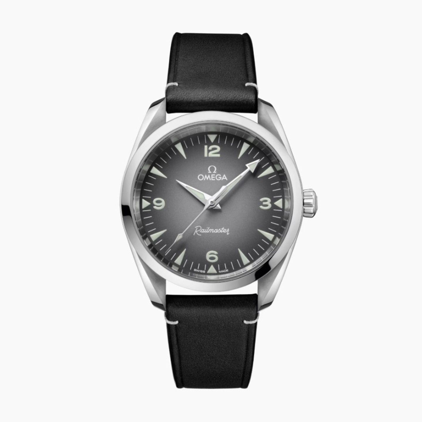 Omega Seamaster Railmaster 235.12.38.20.06.001 (2025) - Grey dial 38 mm Steel case (4/4)