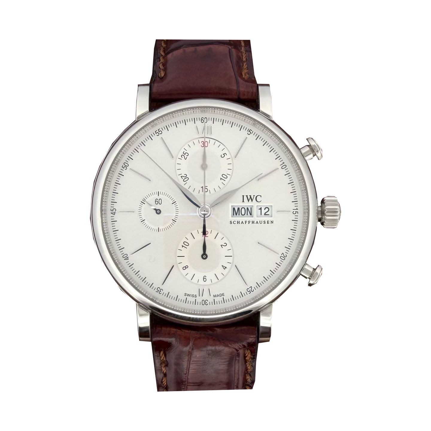 IWC Portofino Chronograph IW391027 (2025) - Zilver wijzerplaat 42mm Staal (1/1)