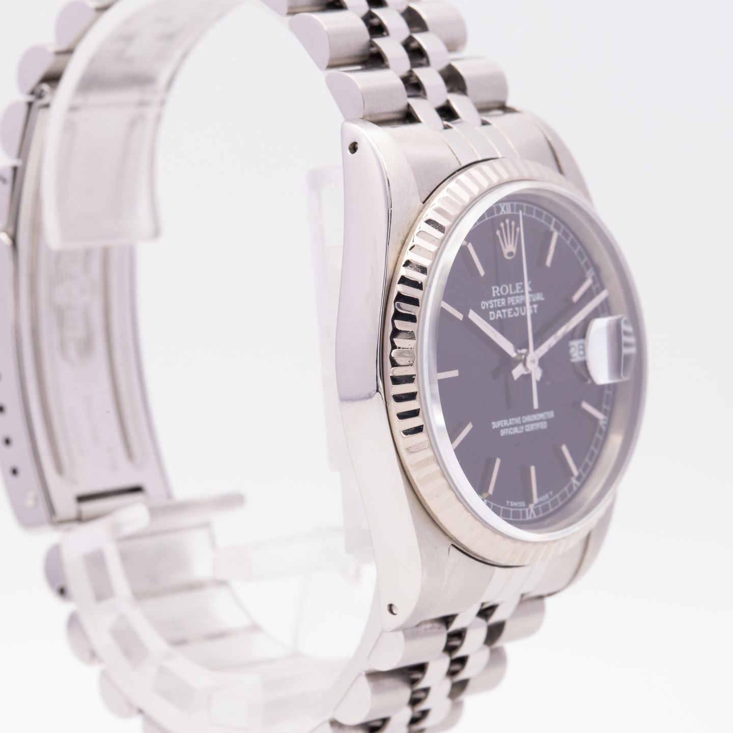 Rolex Datejust 36 16234 (1989) - Zwart wijzerplaat 36mm Staal (2/8)
