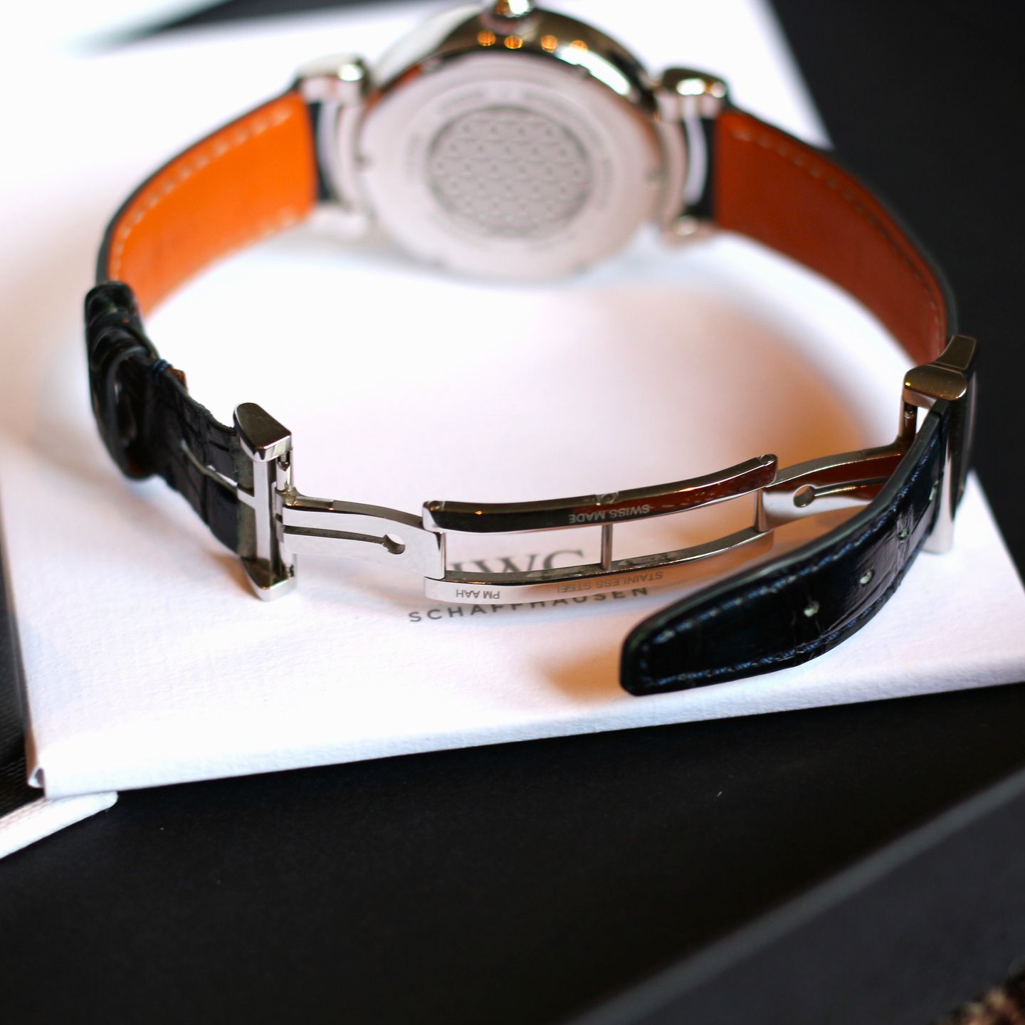 IWC Da Vinci Automatic IW458312 (2021) - Blue dial 36 mm Steel case (6/8)