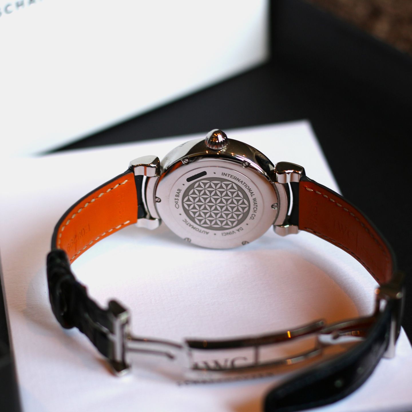 IWC Da Vinci Automatic IW458312 (2021) - Blue dial 36 mm Steel case (5/8)