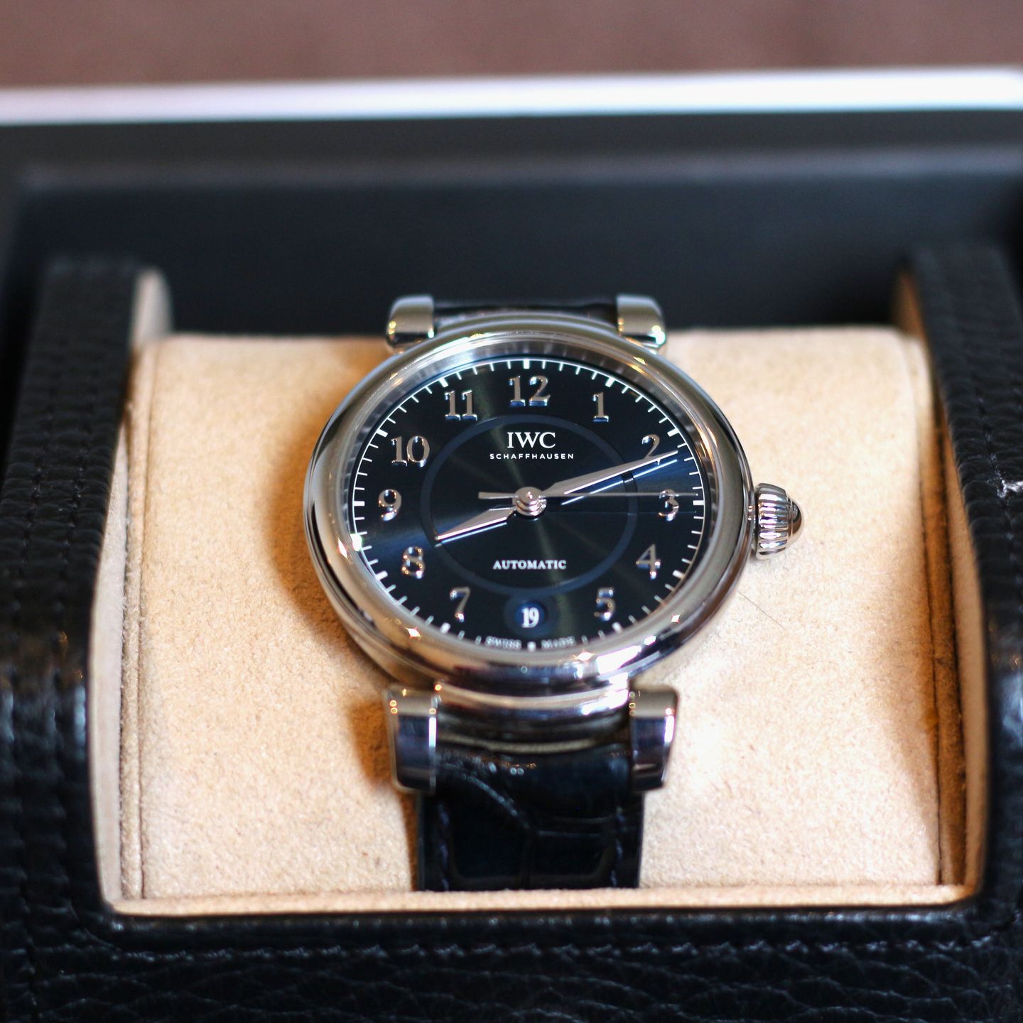 IWC Da Vinci Automatic IW458312 (2021) - Blue dial 36 mm Steel case (1/8)