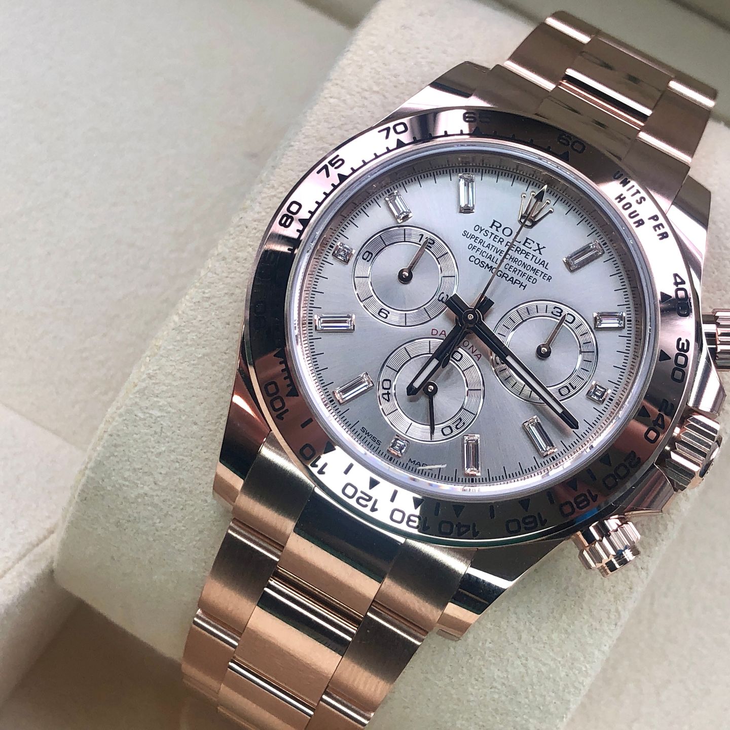 Rolex Daytona 116505A SUNDUST BAGUETTS - (1/8)