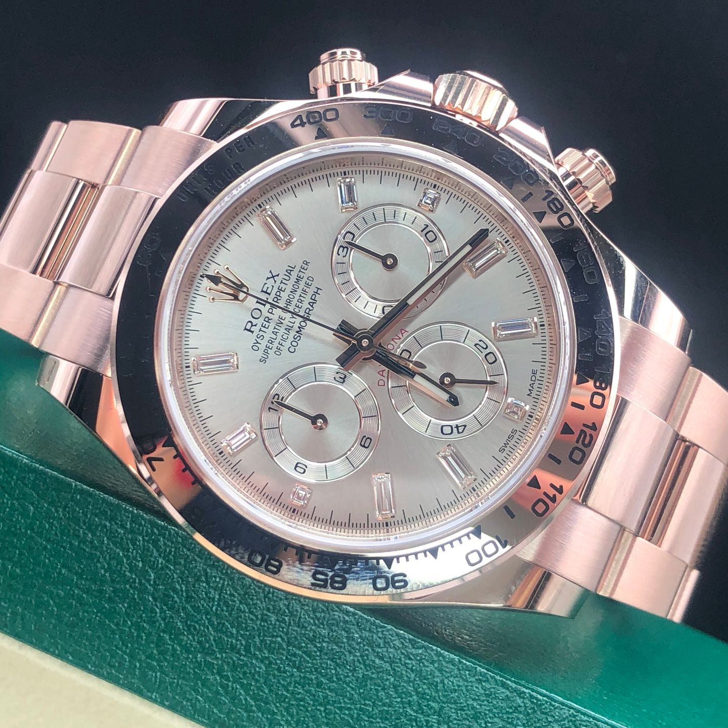 Rolex Daytona 116505A SUNDUST BAGUETTS - (5/8)