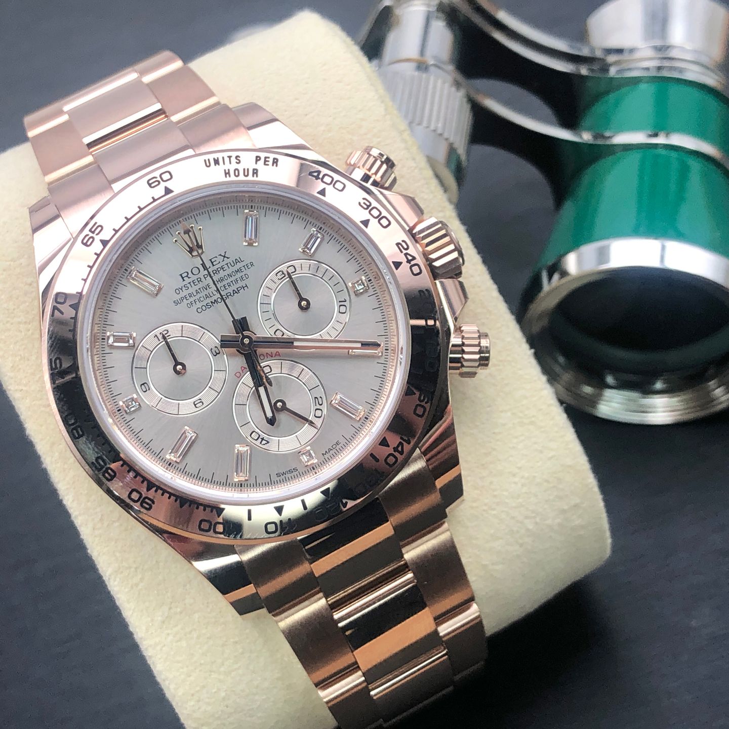 Rolex Daytona 116505A SUNDUST BAGUETTS - (3/8)