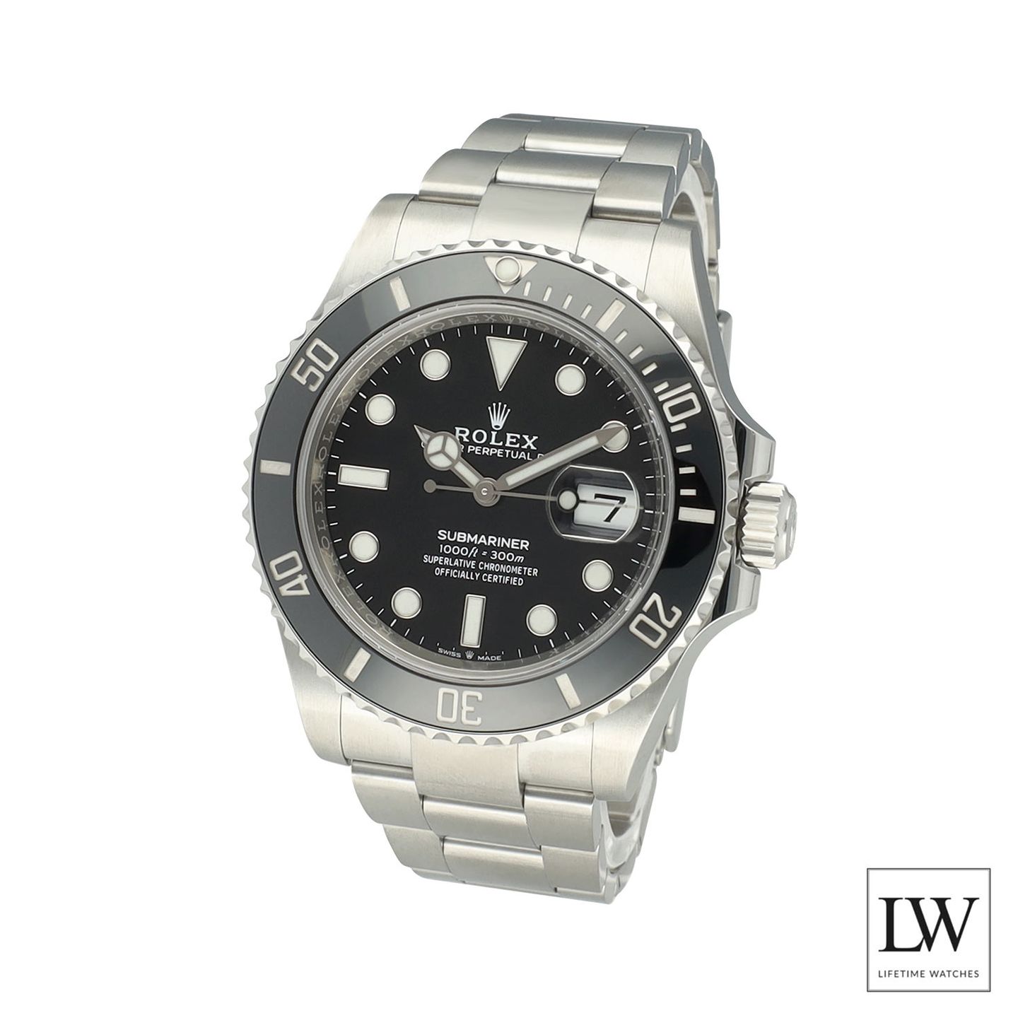 Rolex Submariner Date 126610LN (2021) - Zwart wijzerplaat 41mm Staal (4/8)