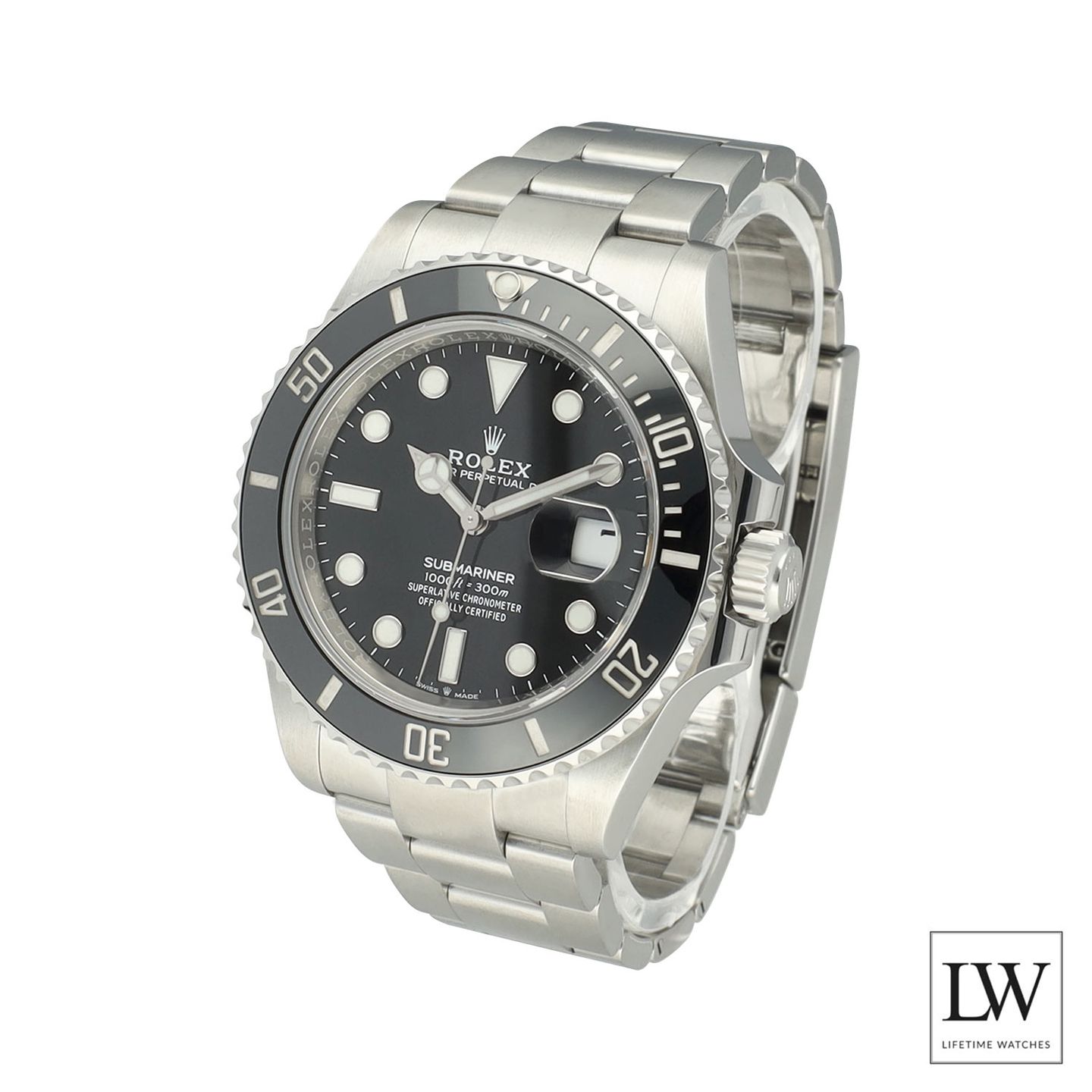 Rolex Submariner Date 126610LN (2021) - Zwart wijzerplaat 41mm Staal (5/8)