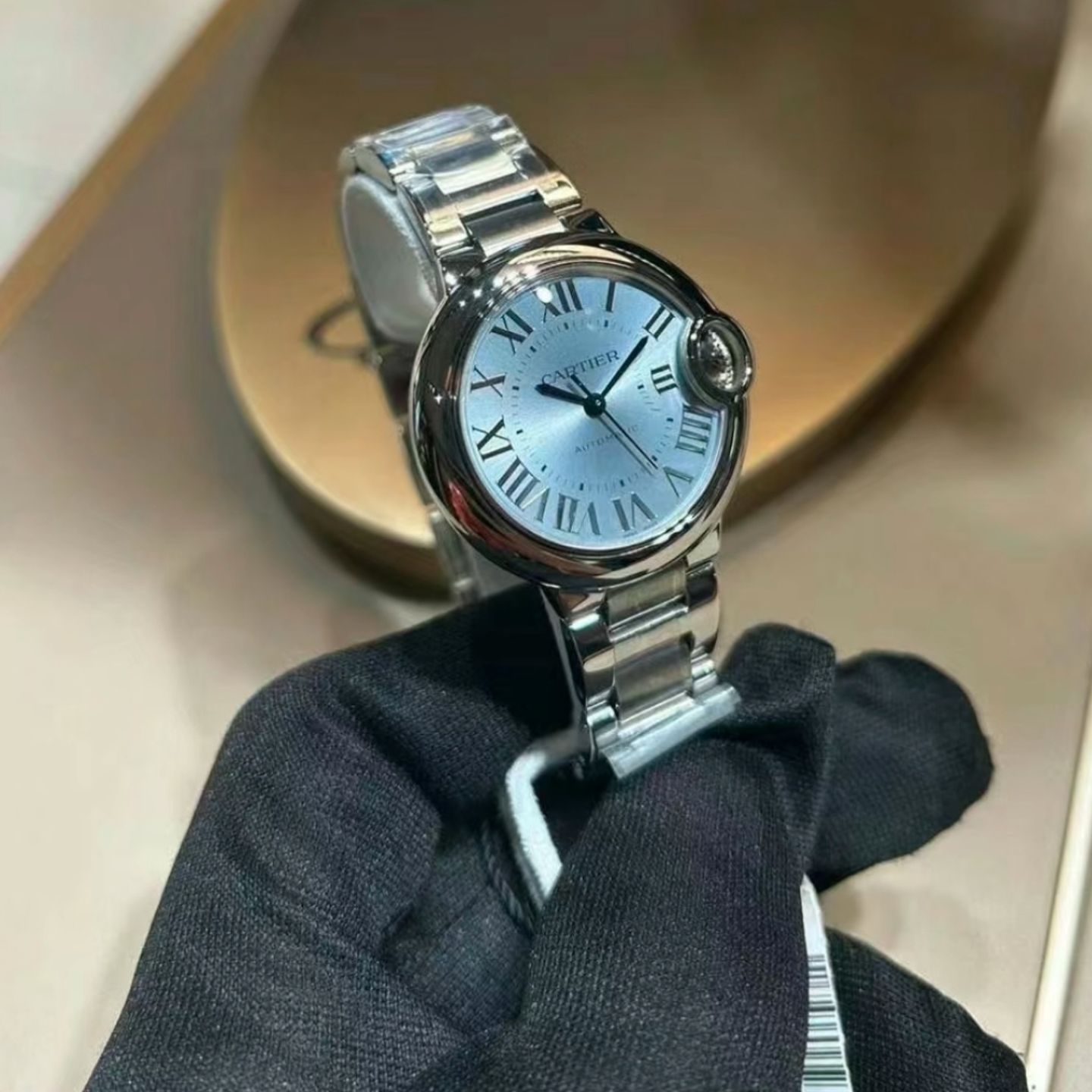 Cartier Ballon Bleu 33mm WSBB0062 (2022) - Blue dial 33 mm Steel case (1/1)