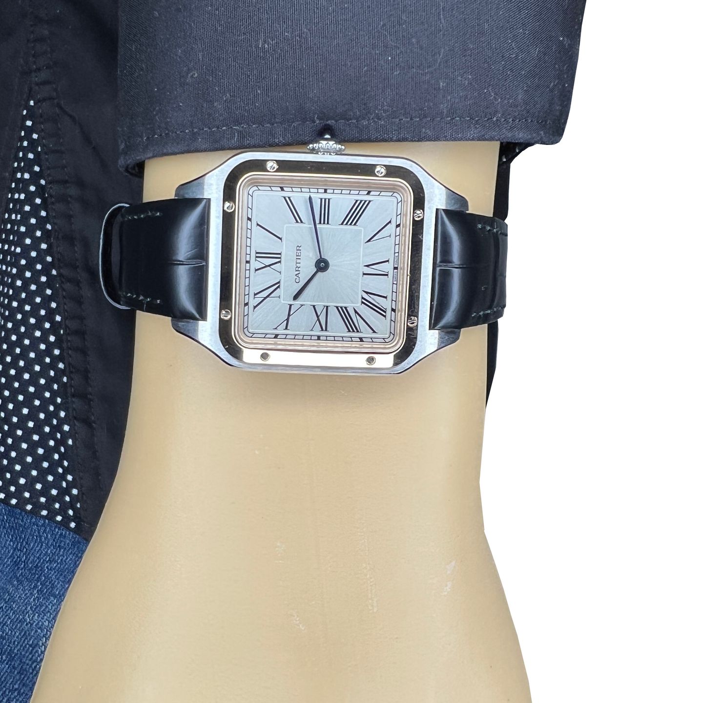 Cartier Santos Dumont W2SA0011 (2024) - Zilver wijzerplaat 31mm Staal (7/8)