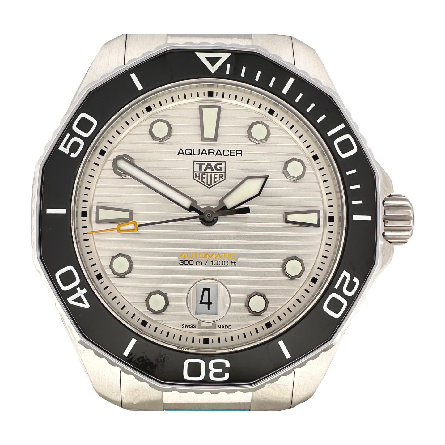 TAG Heuer Aquaracer 300M WBP201C.BA0632 (2022) - Grijs wijzerplaat 43mm Staal (1/8)