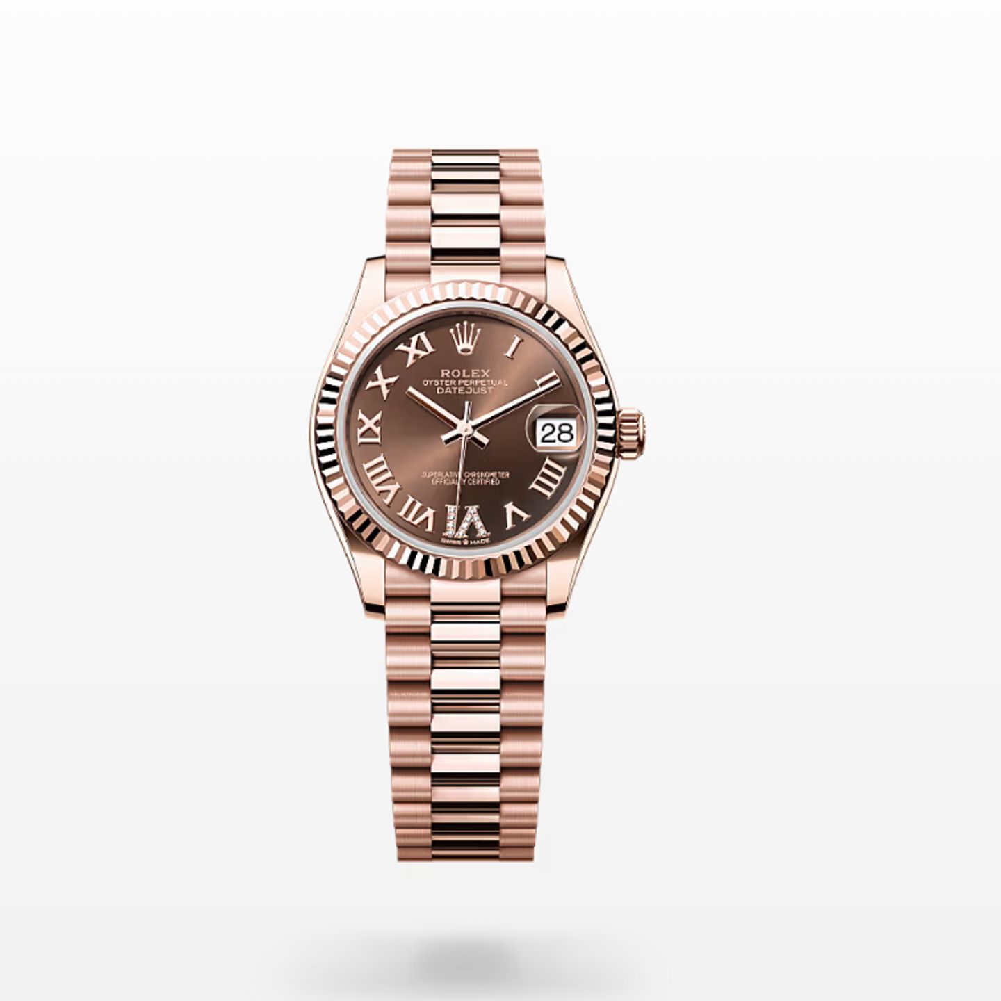 Rolex Datejust 31 278275 (2024) - Grijs wijzerplaat 31mm Roségoud (1/1)