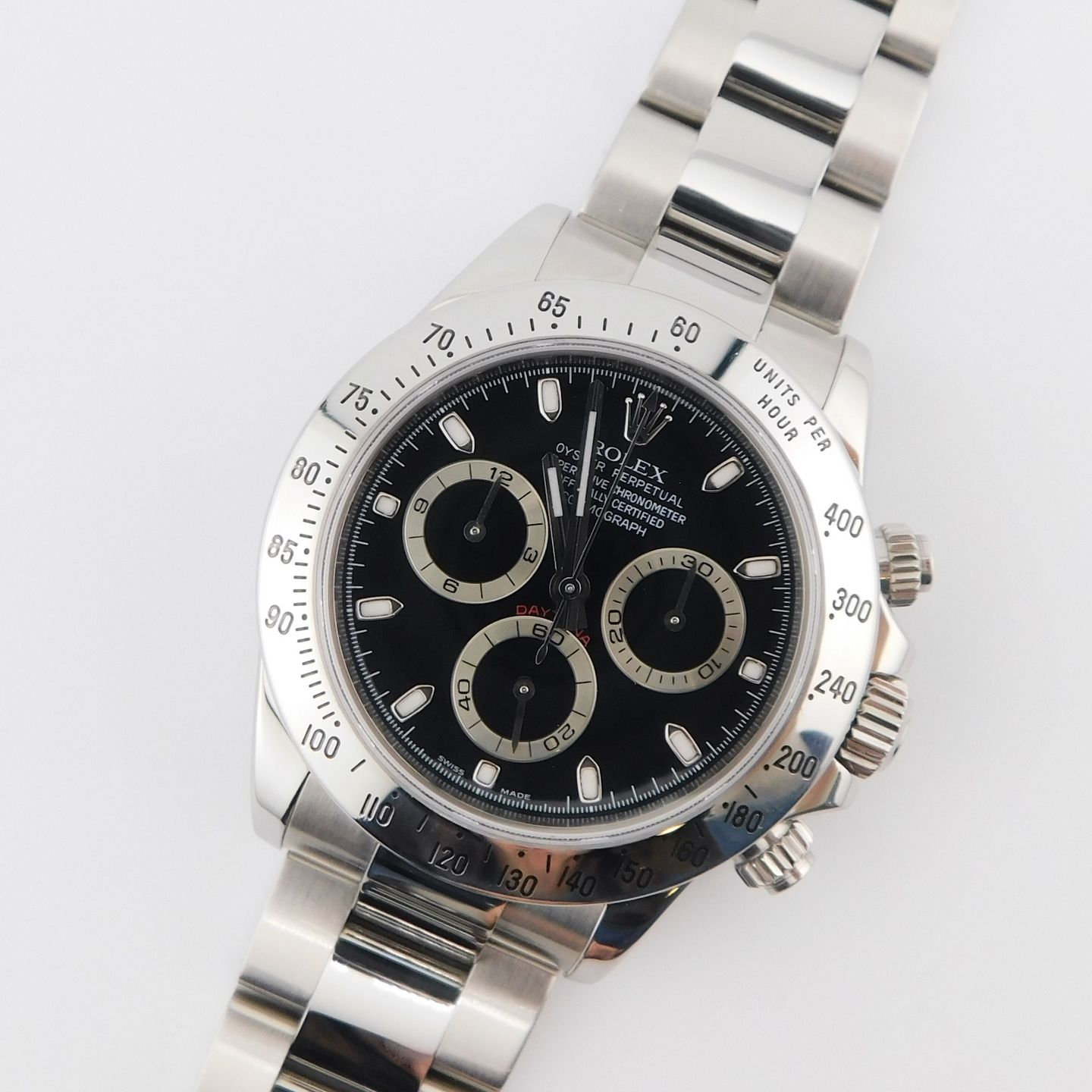Rolex Daytona 116520 (2007) - Black dial 40 mm Steel case (1/4)