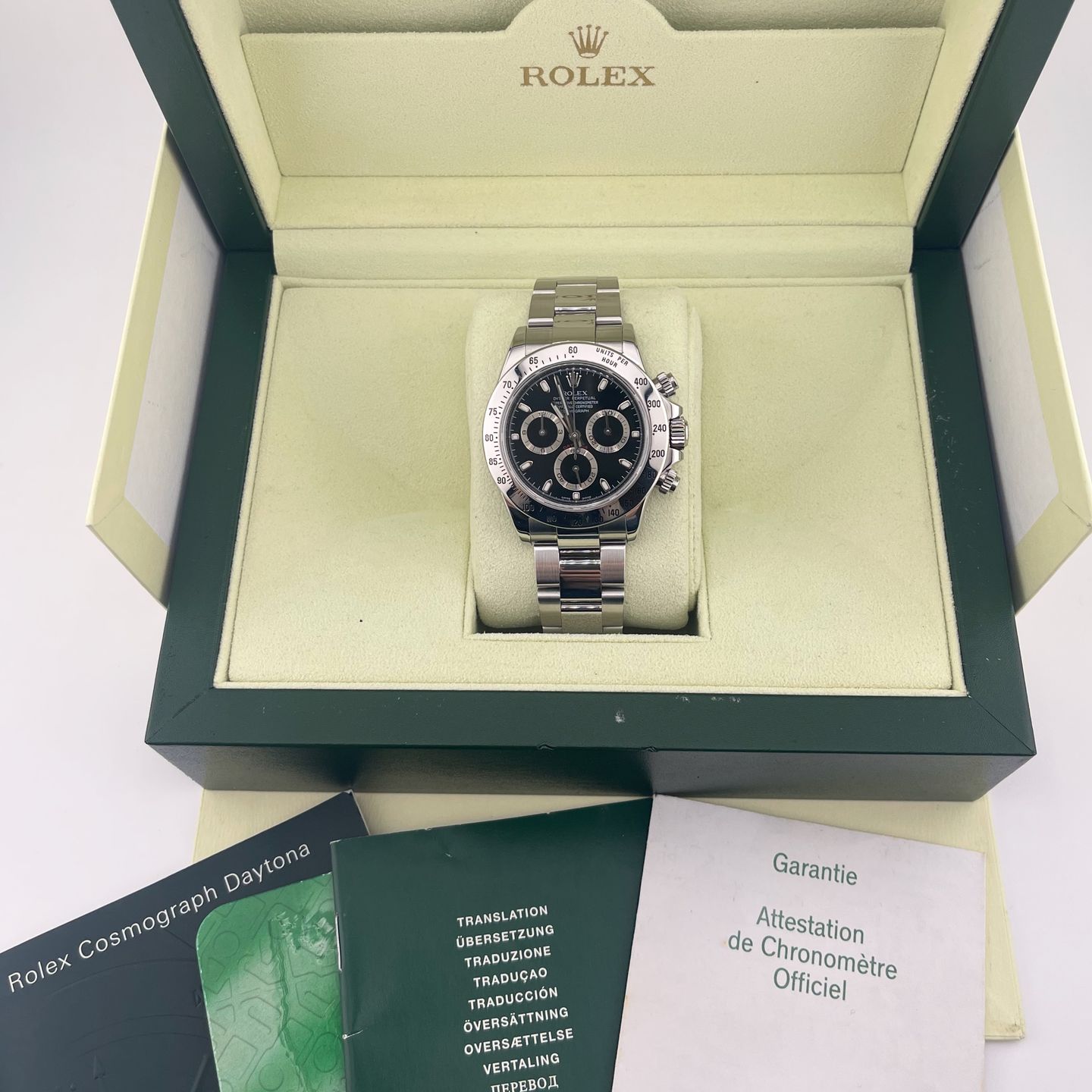 Rolex Daytona 116520 (2007) - Black dial 40 mm Steel case (4/4)
