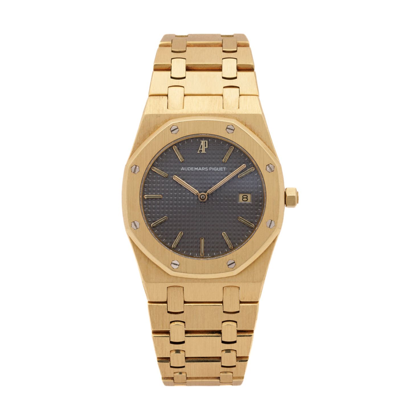 Audemars Piguet Royal Oak 56023BA (Onbekend (willekeurig serienummer)) - Grijs wijzerplaat 36mm Geelgoud (1/1)