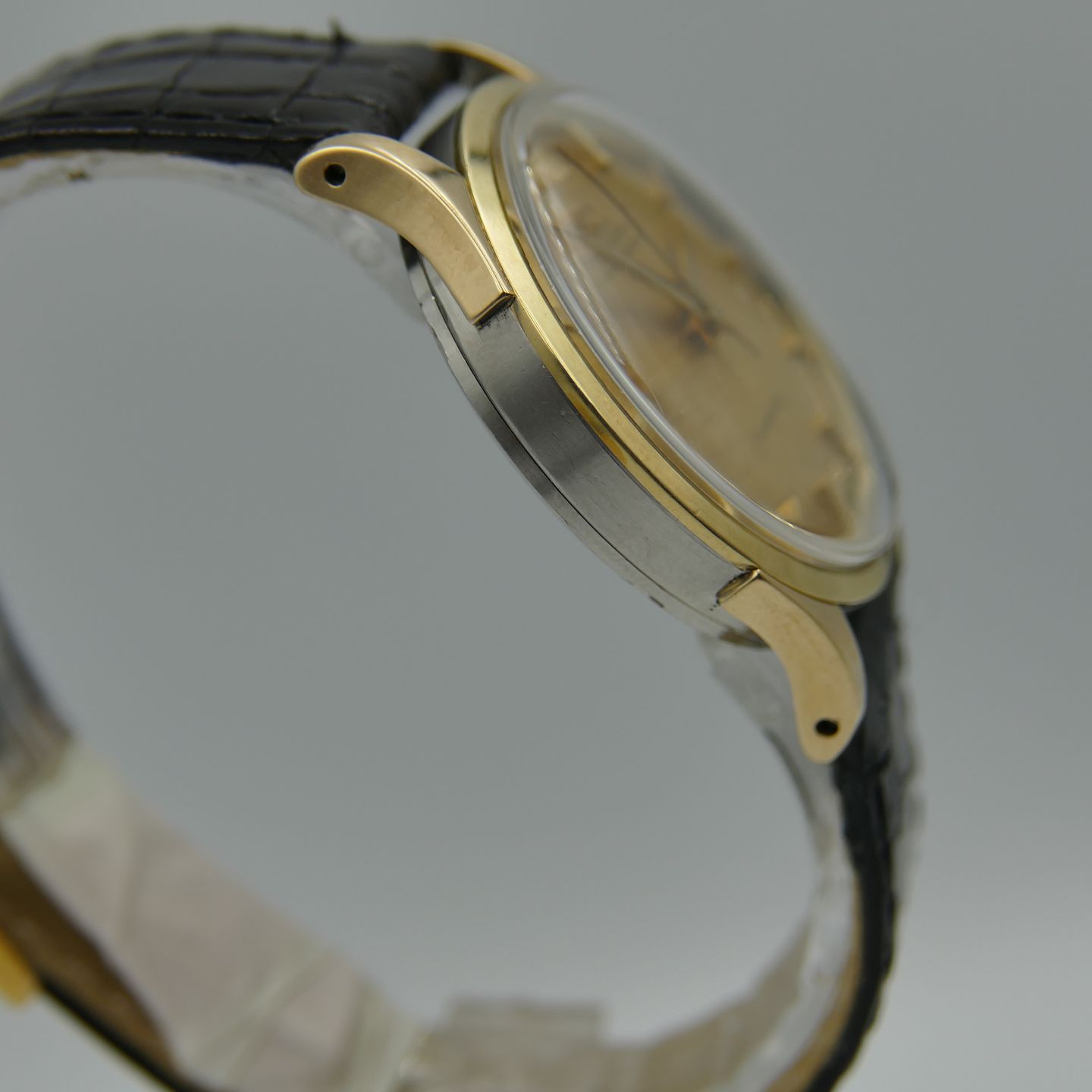 Omega Vintage Seamaster ref 2637 -7 SC automatic cal 354 gold cap (1950) - Goud wijzerplaat 35mm Goud/Staal (4/8)