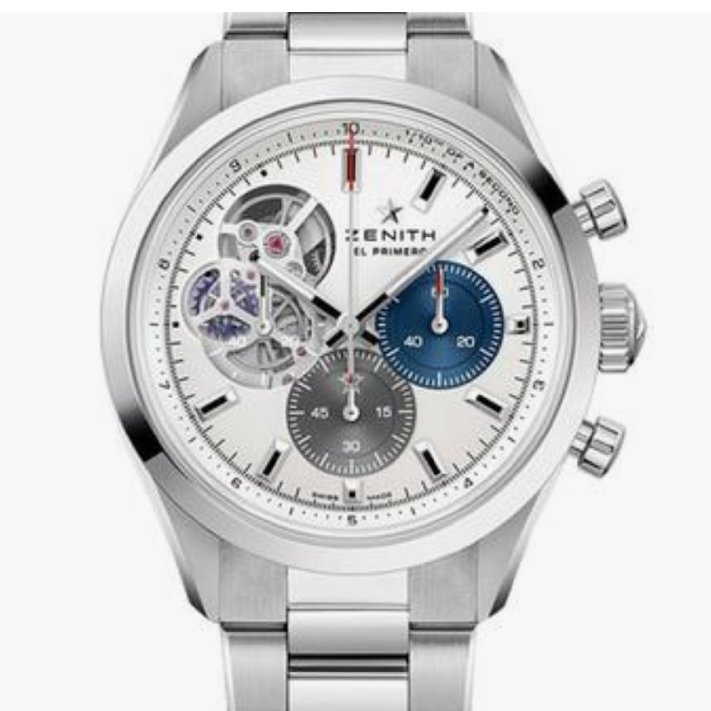 Zenith El Primero Chronomaster 03.3300.3604/69.M3300 (2024) - Silver dial 40 mm Steel case (1/1)