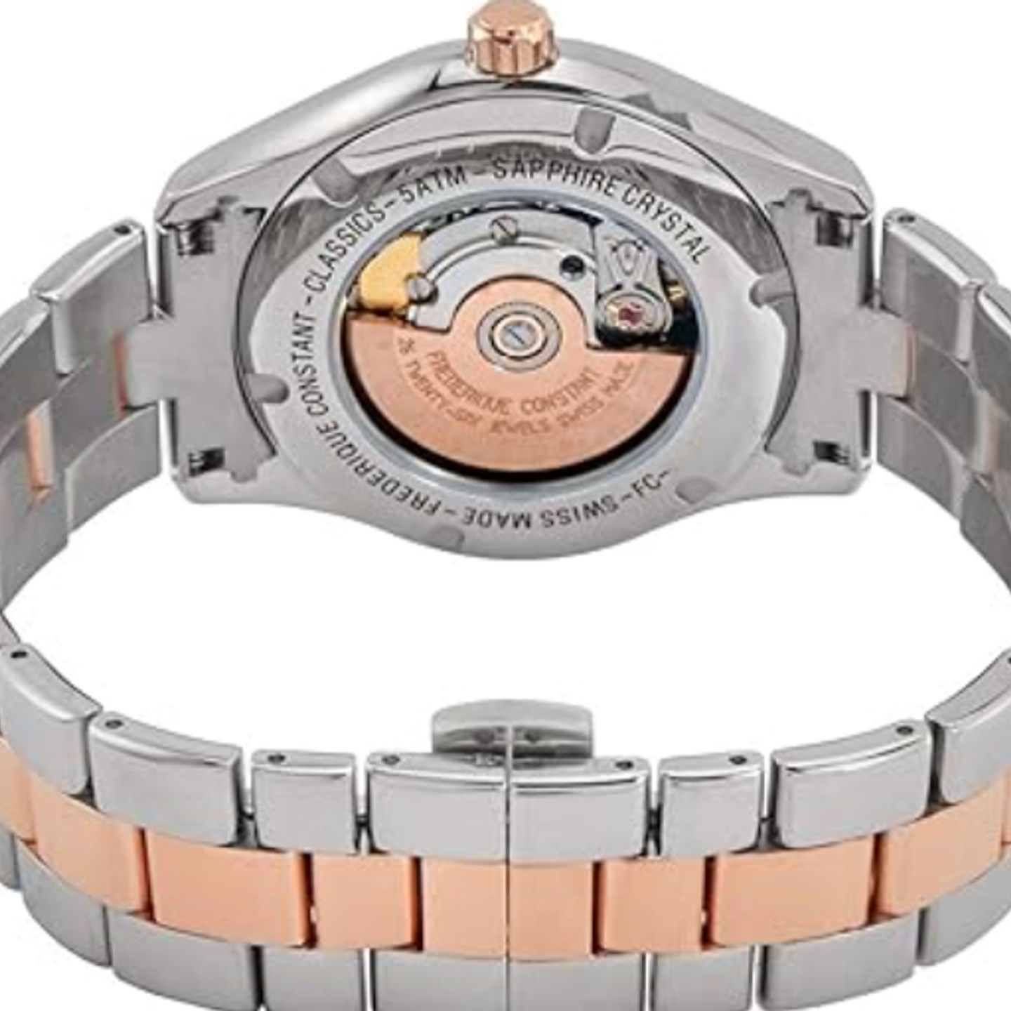 Frederique Constant Ladies Automatic Double Heart Beat FC-303LGD3BD2B - (3/4)