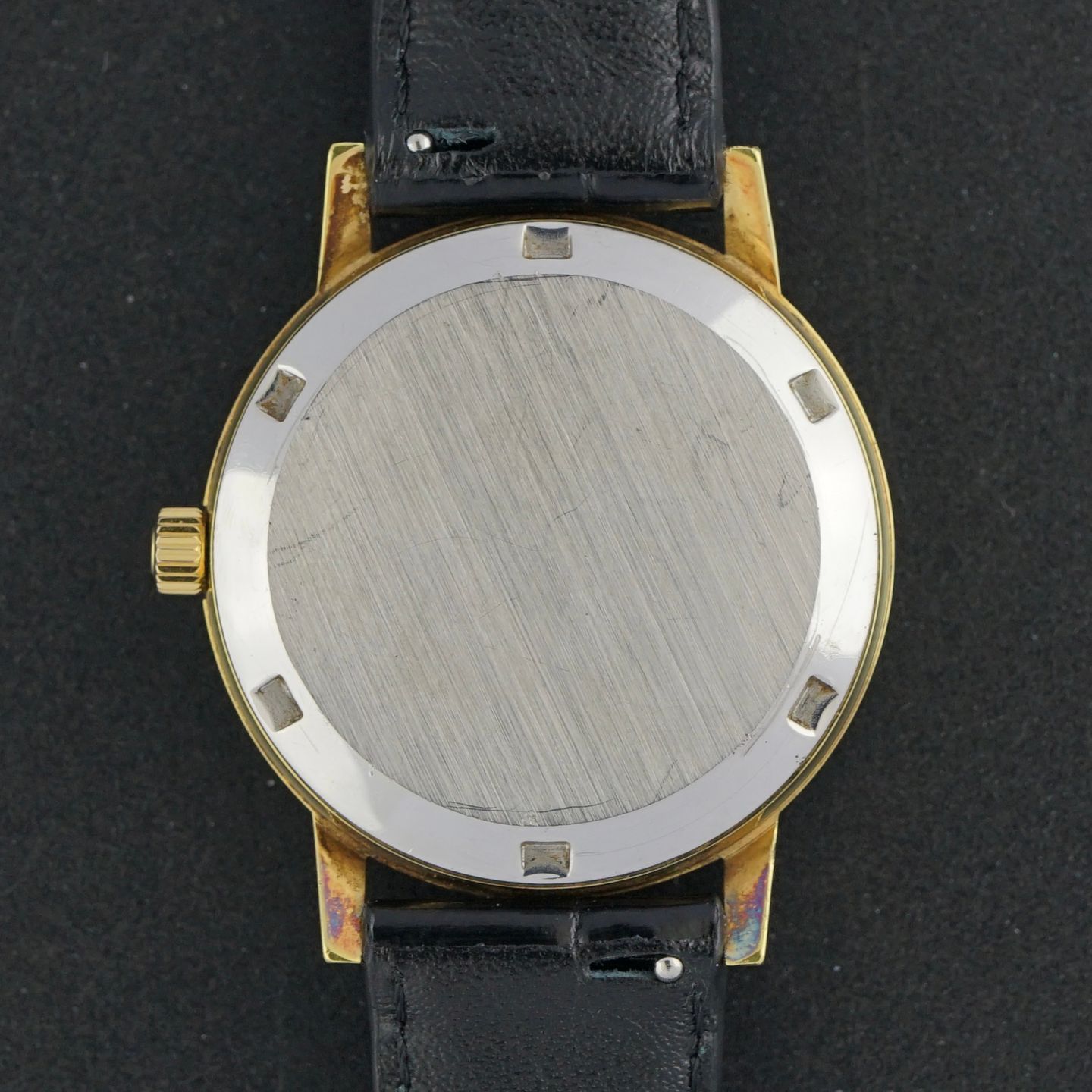 Omega Genève 166.0163 (1973) - Goud wijzerplaat 35mm Goud/Staal (3/8)