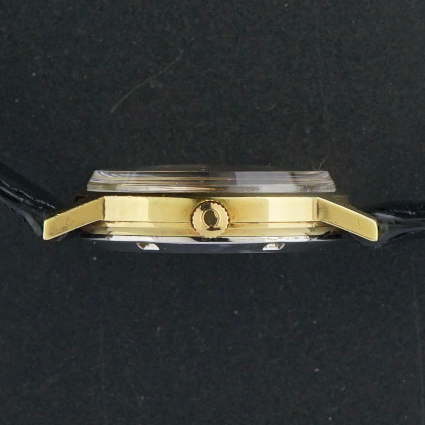 Omega Genève 166.0163 (1973) - Goud wijzerplaat 35mm Goud/Staal (4/8)