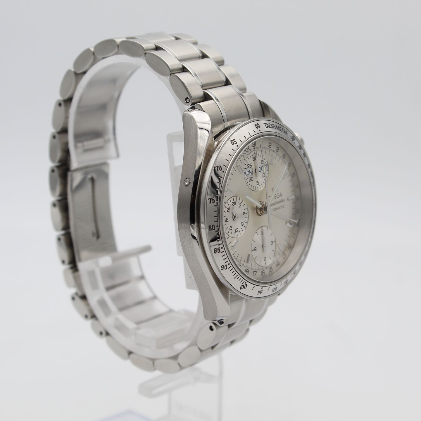 Omega Speedmaster Day Date 3523.3 (1999) - Silver dial 41 mm Steel case (3/8)