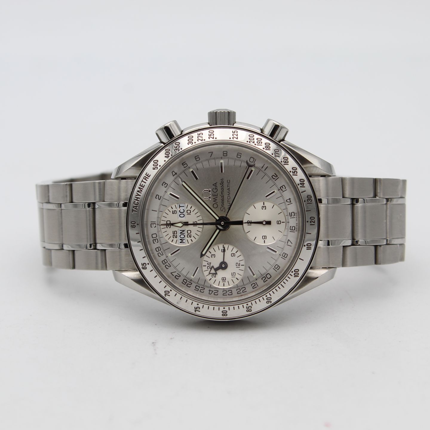 Omega Speedmaster Day Date 3523.3 (1999) - Silver dial 41 mm Steel case (4/8)