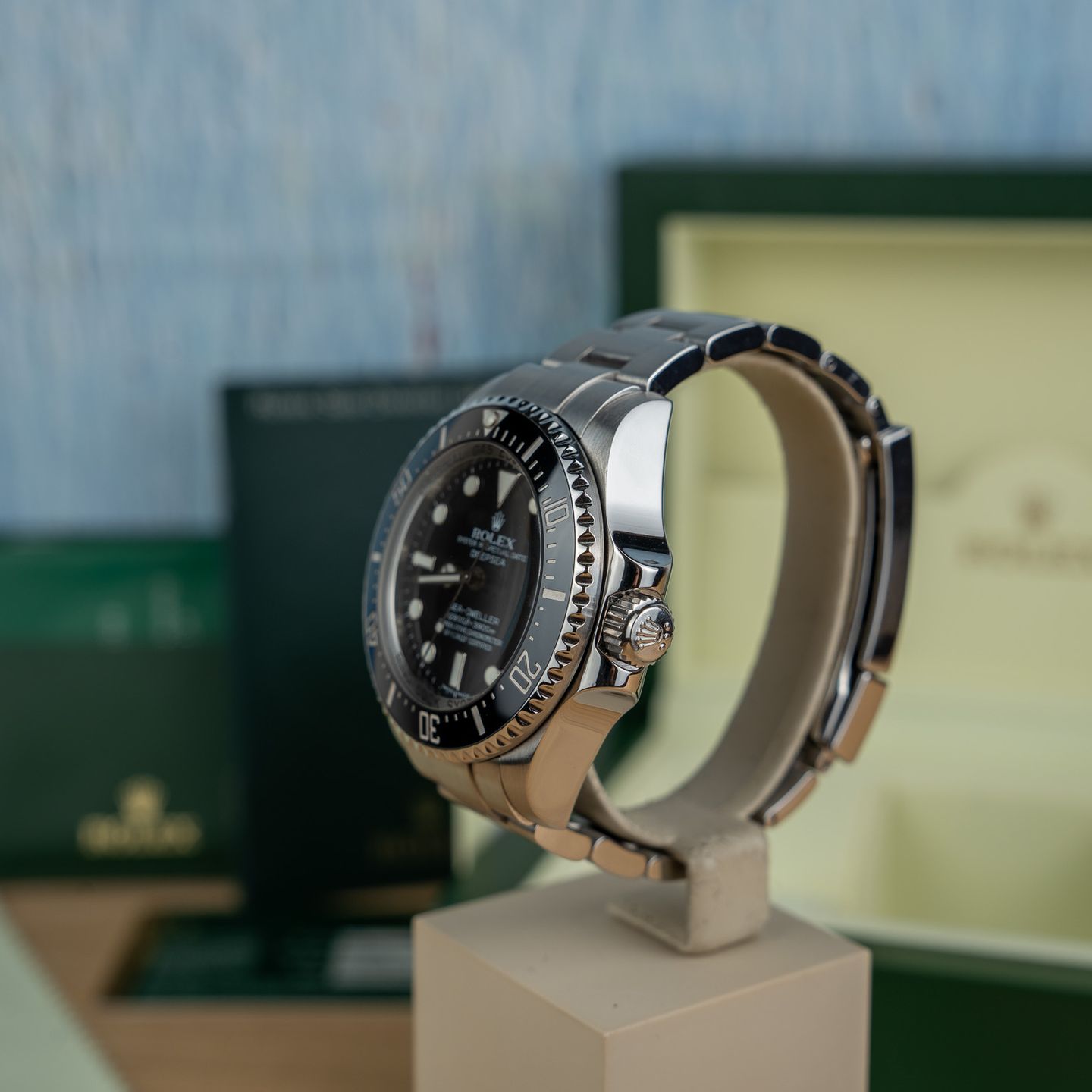 Rolex Sea-Dweller Deepsea 116660 (2009) - Zwart wijzerplaat 44mm Staal (7/8)