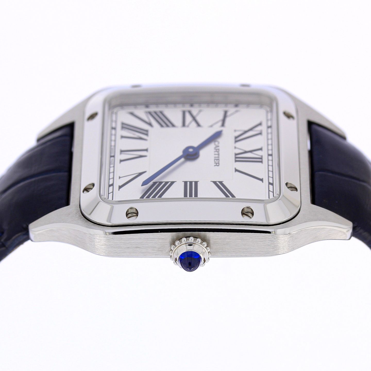 Cartier Santos Dumont WSSA0023 (2023) - Silver dial 28 mm Steel case (3/7)