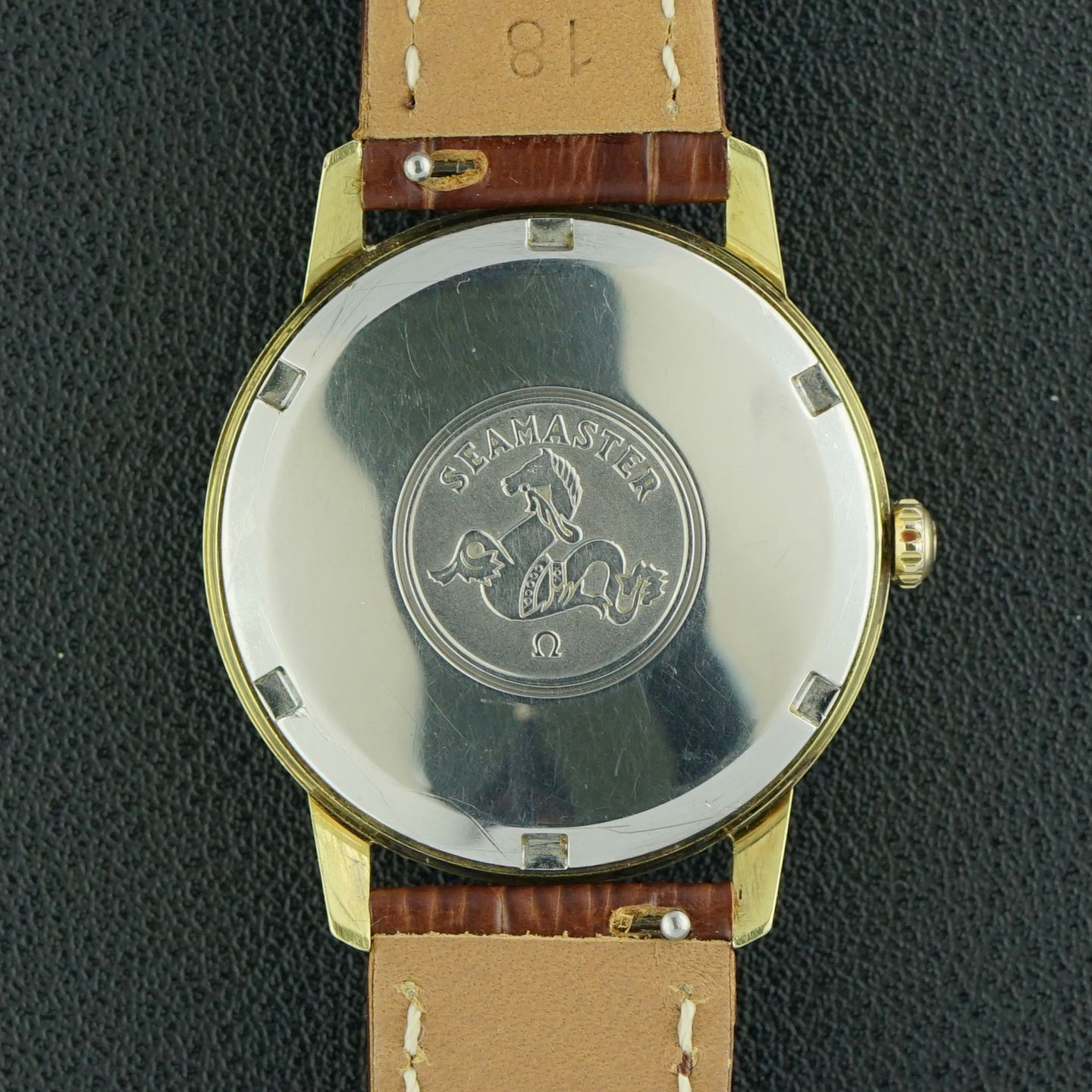 Omega Seamaster 166.002 (1966) - White dial 34 mm Gold/Steel case (3/8)